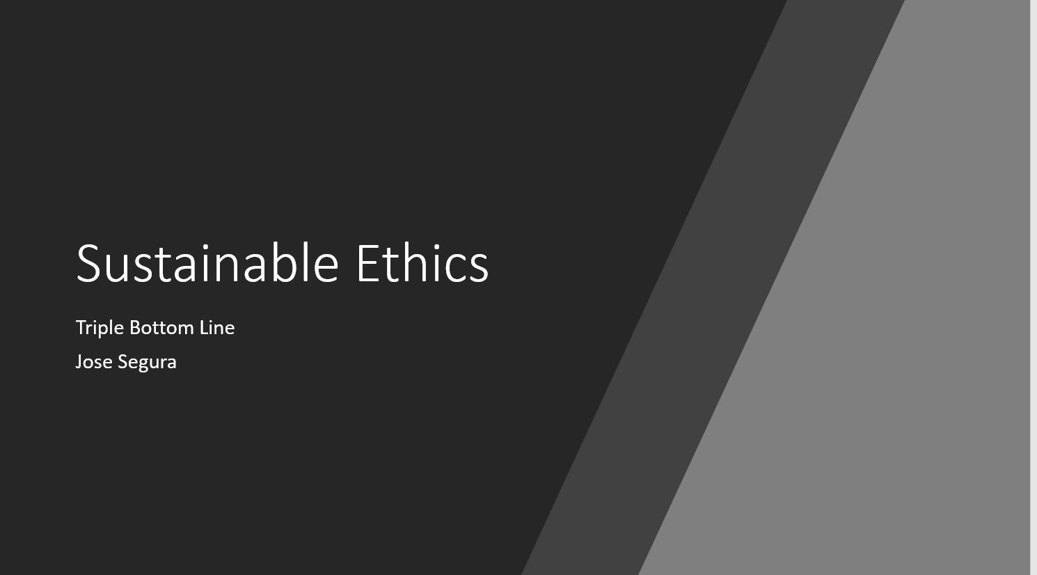 Sustainable Ethics - image 1 - student project