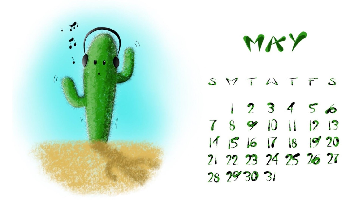 May Calendar - image 1 - student project