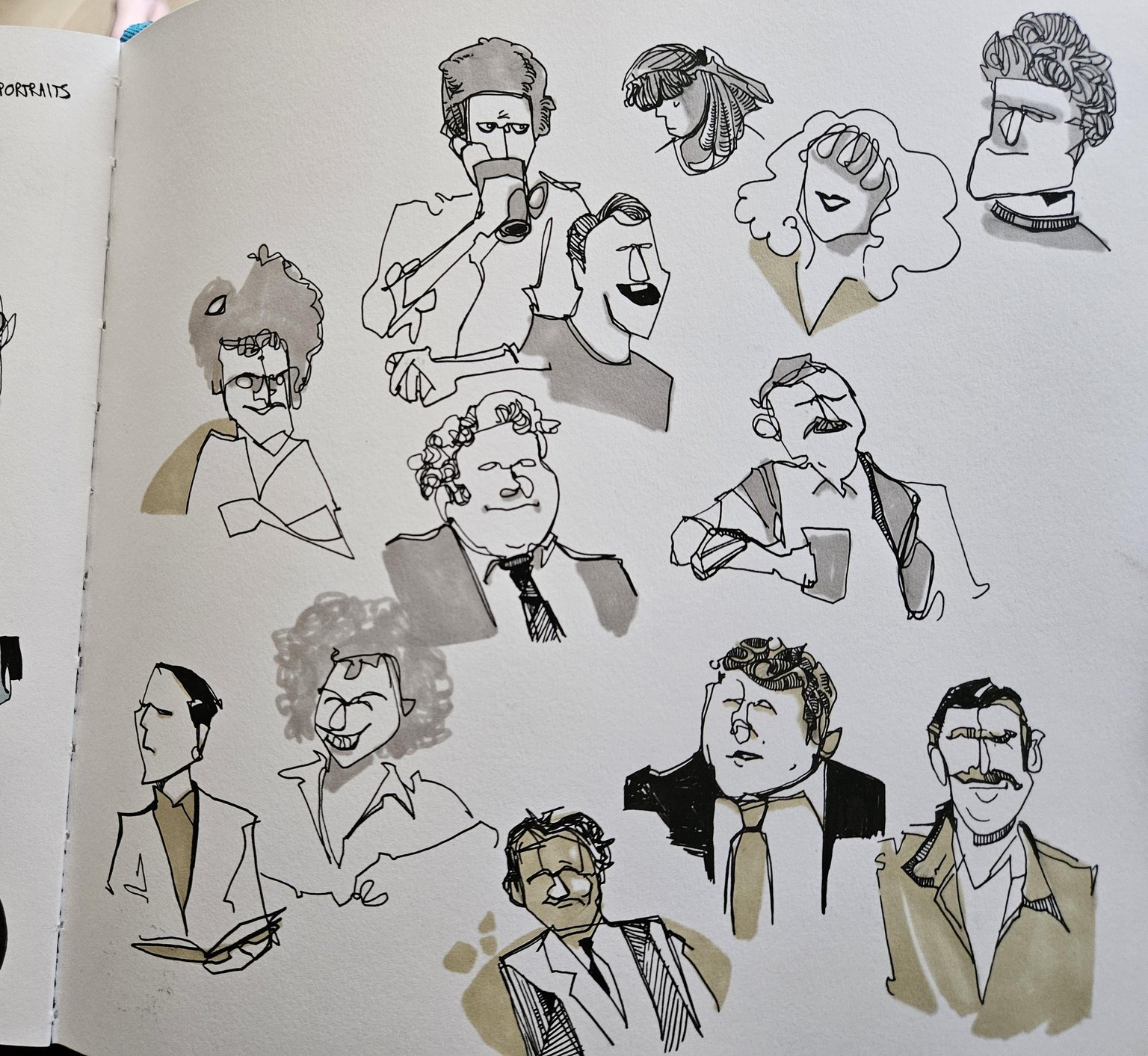 Loose portraits - image 1 - student project