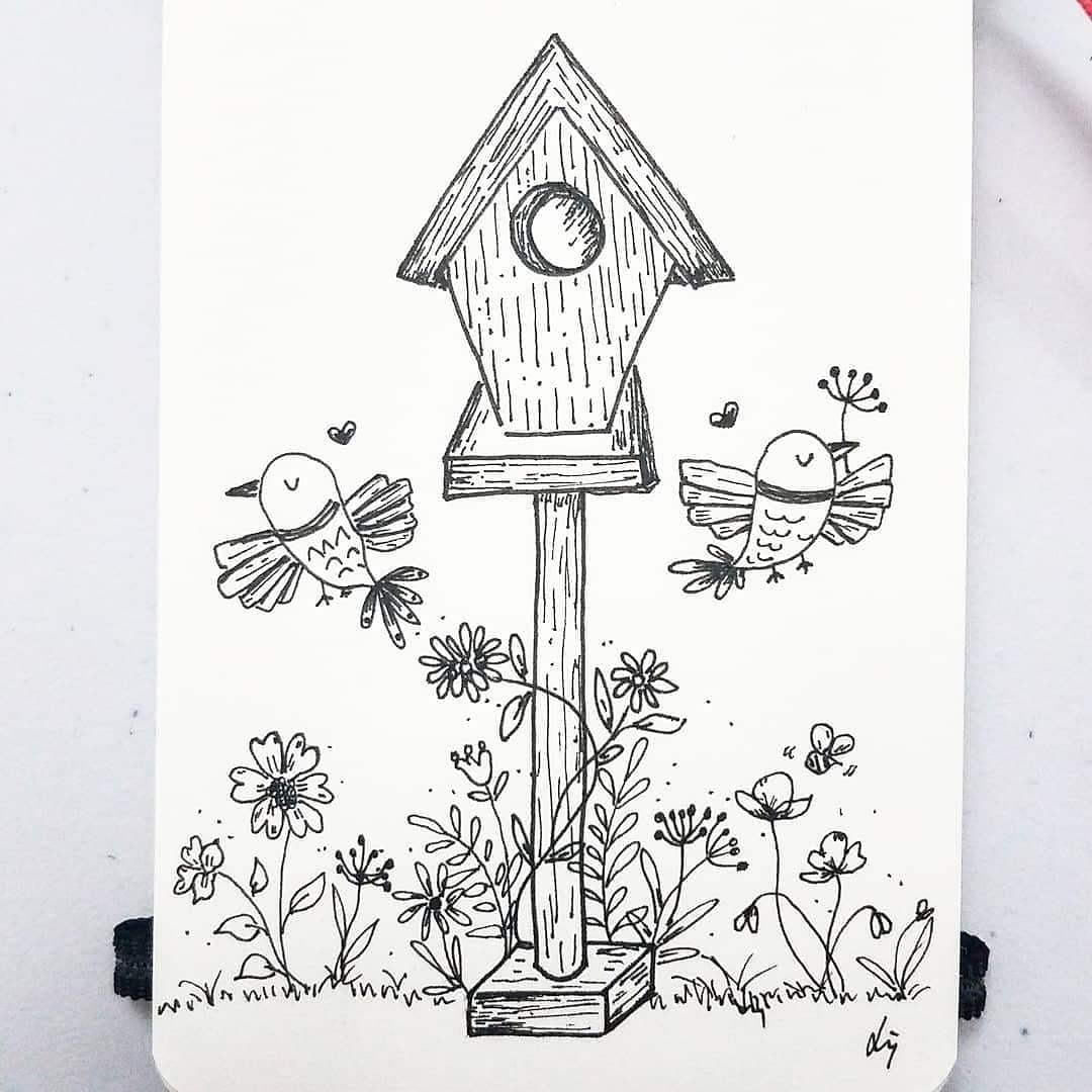 Doodling + Watercolor <3 - image 1 - student project