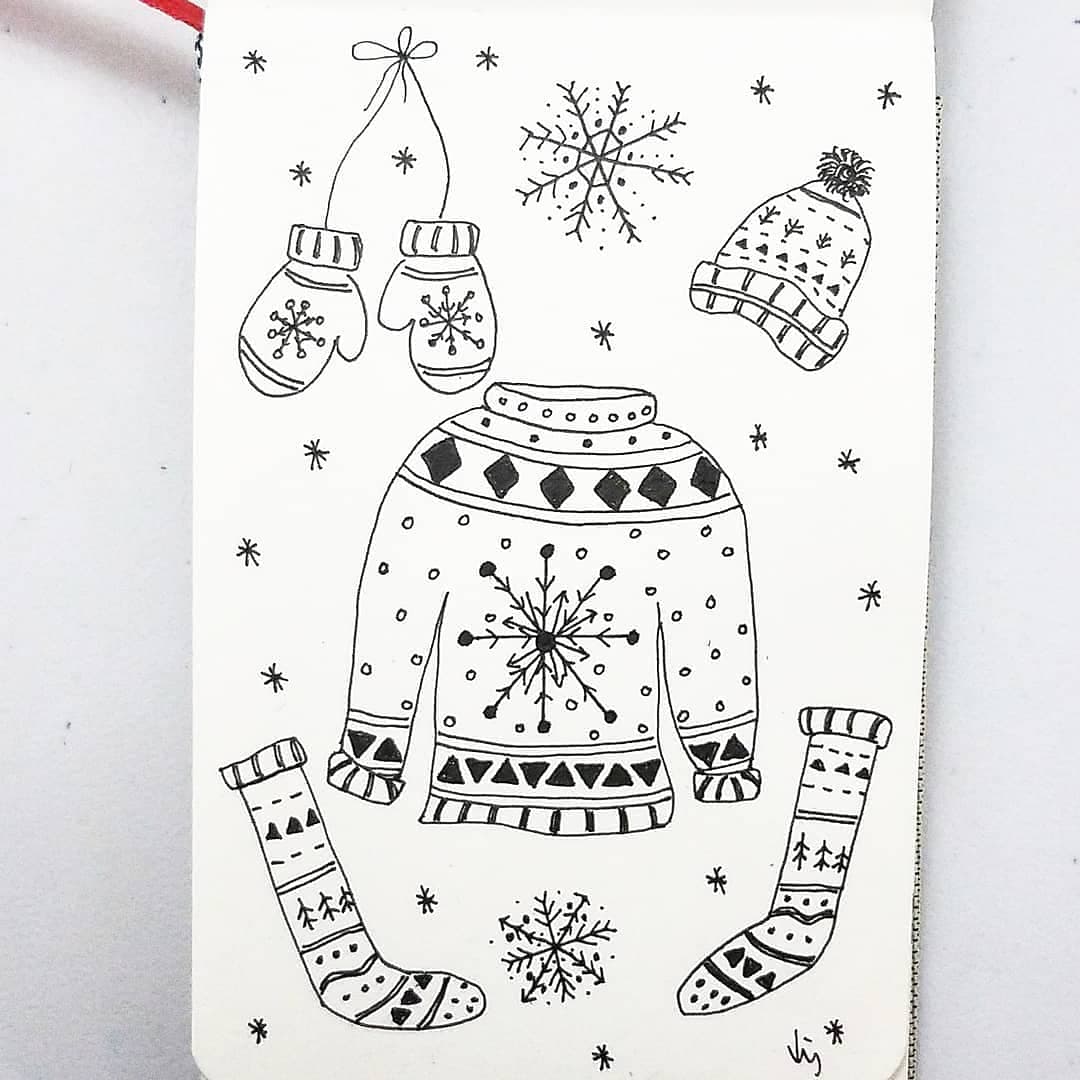 Doodling + Watercolor <3 - image 2 - student project