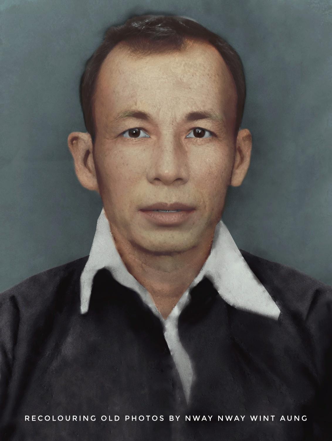 Recoloring my Grandpa's portrait - image 2 - student project