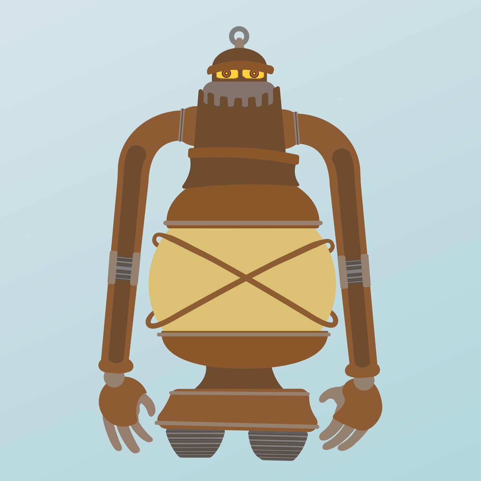 Steampunk Lantern Robot - image 4 - student project
