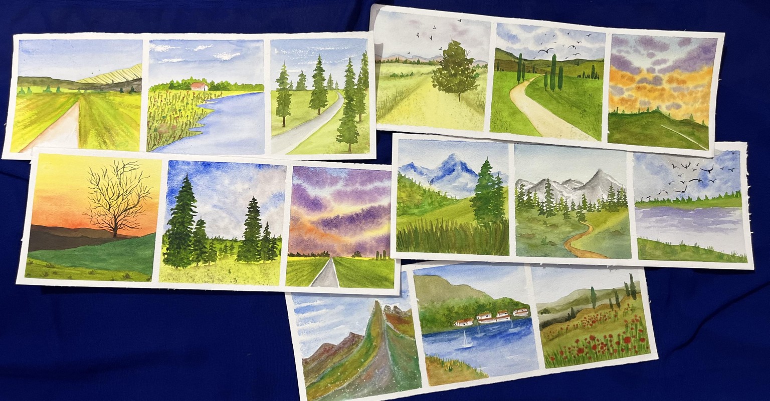 15 mini landscapes - image 1 - student project