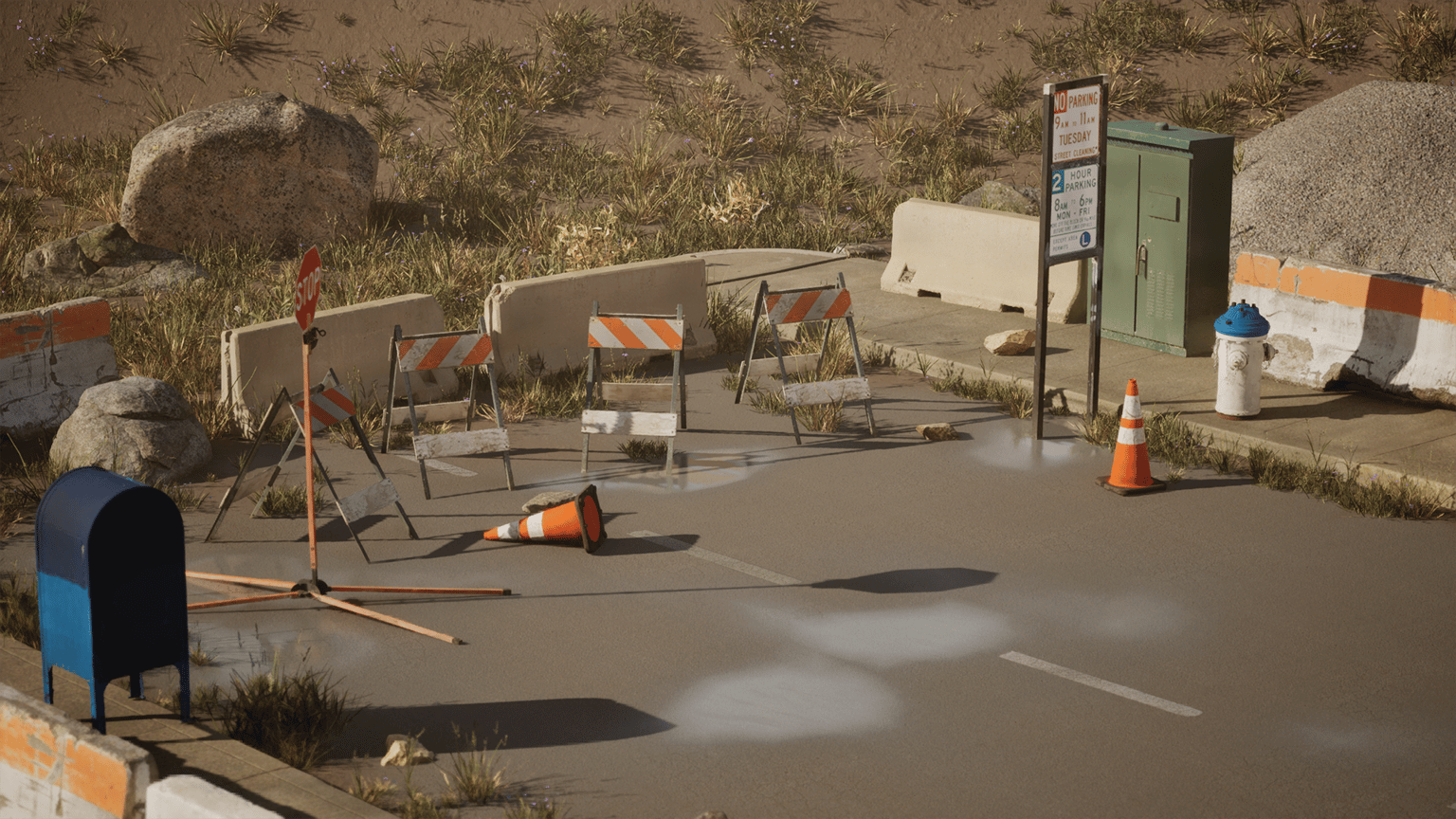 Abandoned Street - image 2 - student project
