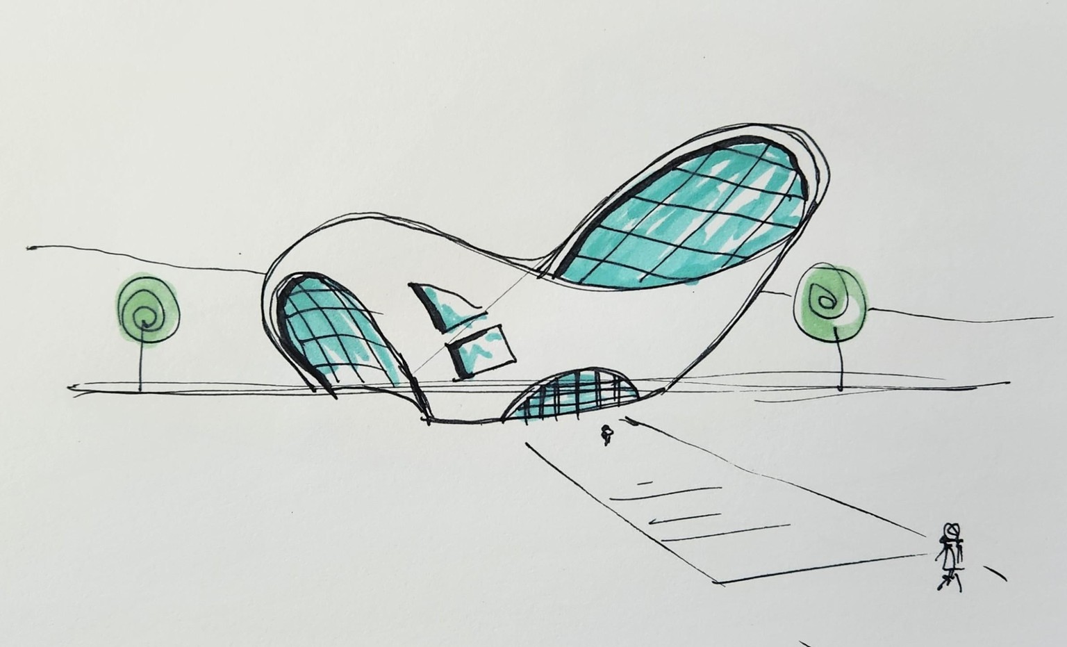 The Campus - Conceptual Sketch - image 1 - student project