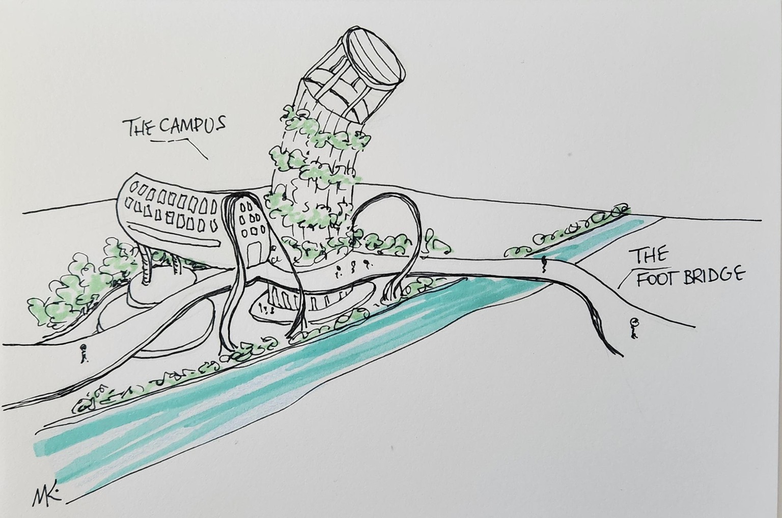 The Campus - Conceptual Sketch - image 2 - student project