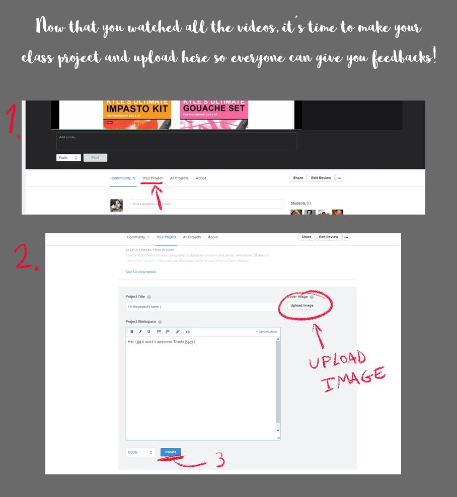How to post your class project - image 3 - student project