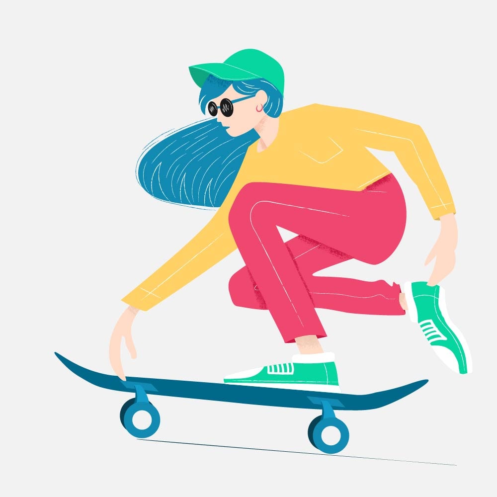 Skater girl - image 1 - student project