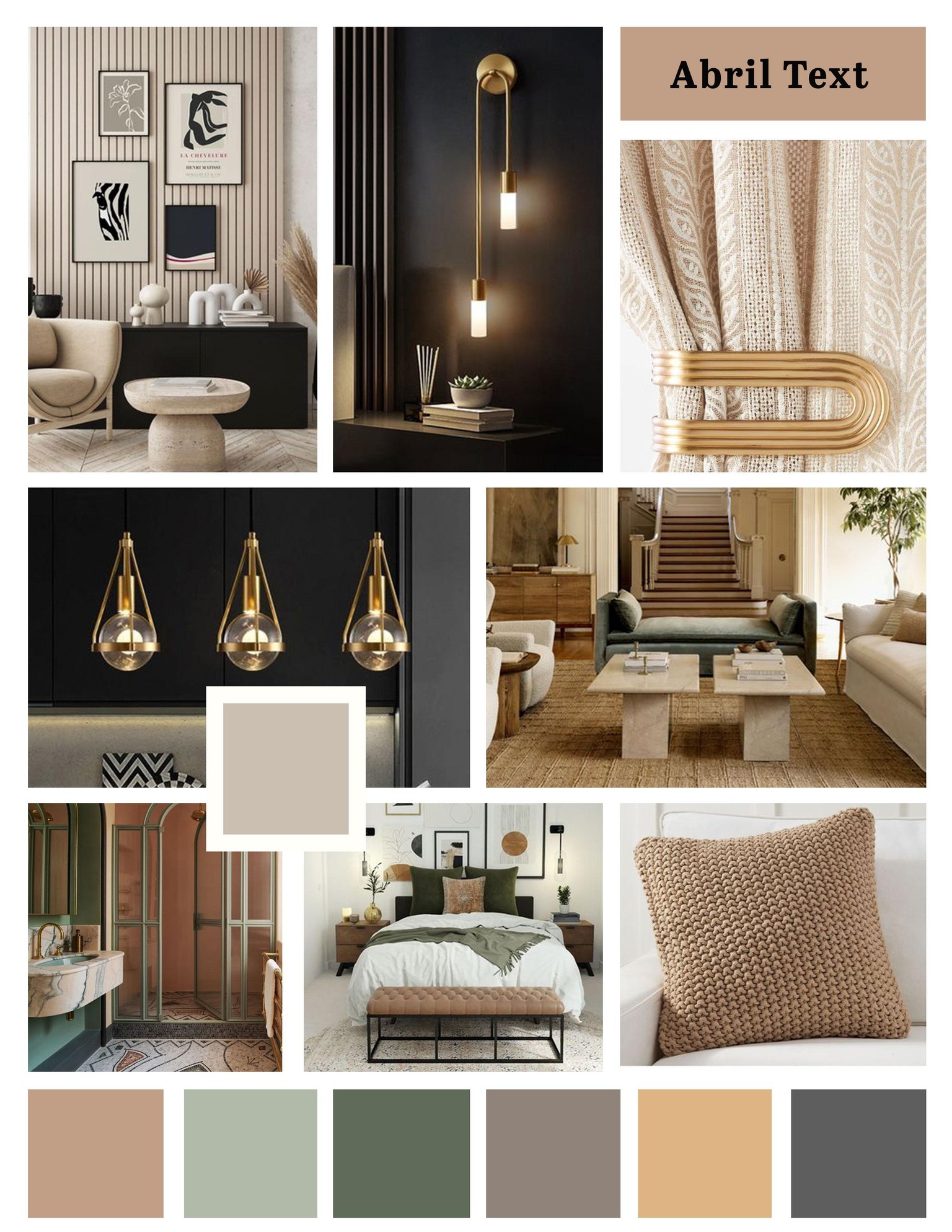 Interior Design Moodboard - image 1 - student project