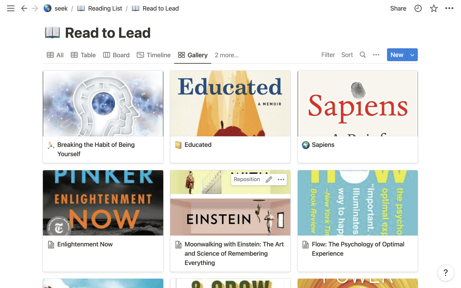 Sample Project - Modern-Day Reading List - image 3 - student project