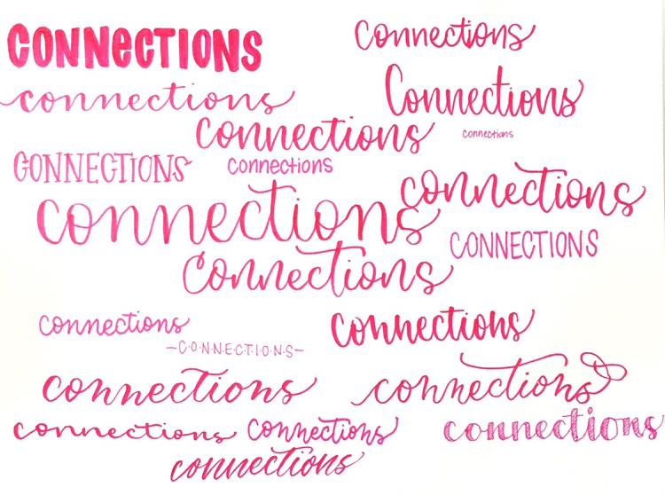 “Connections” Word Collage - image 1 - student project