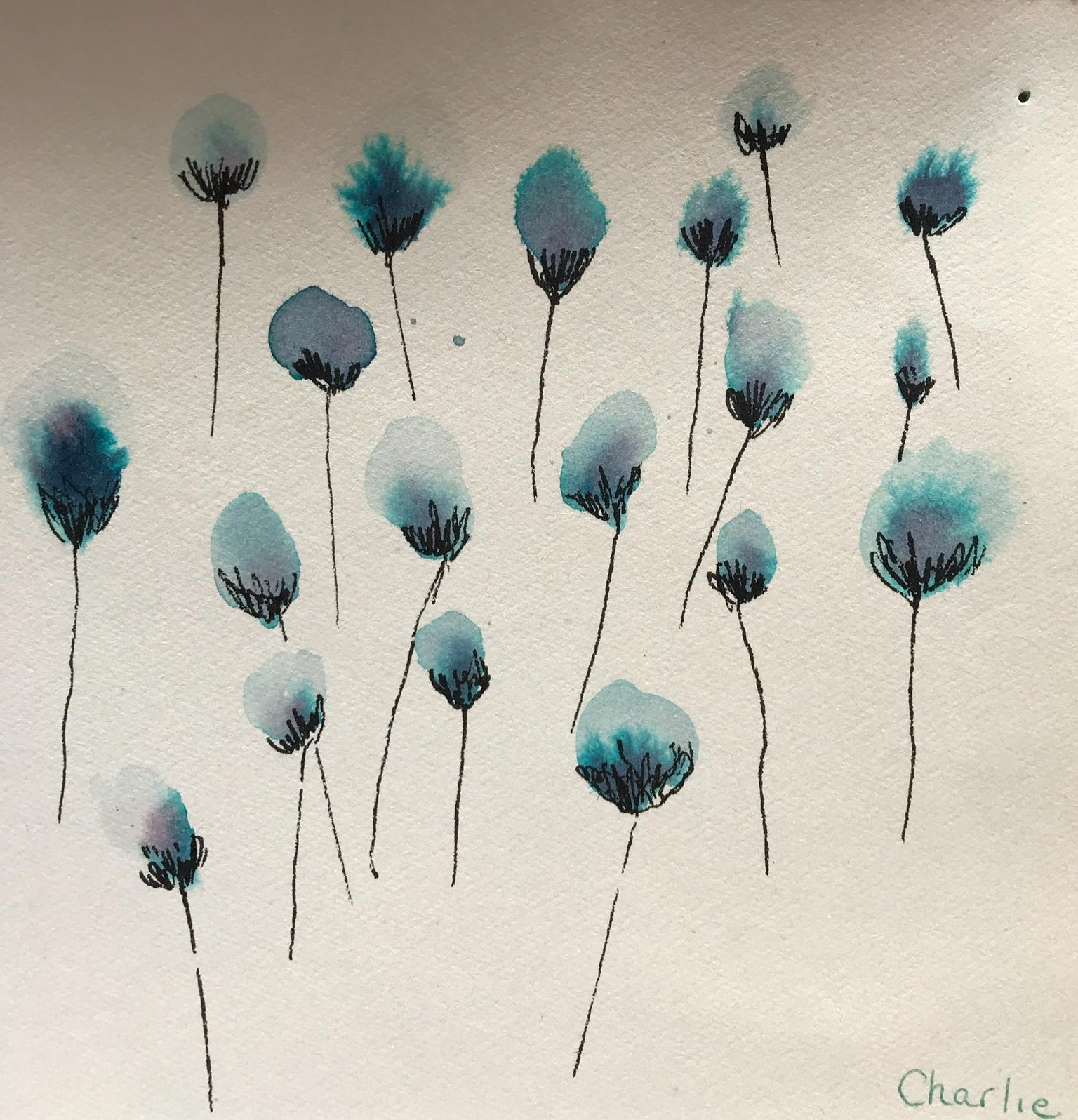 Fun with ink and watercolour - image 4 - student project