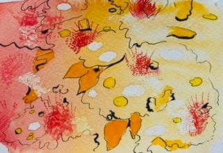 Watercolour Postcards - image 3 - student project