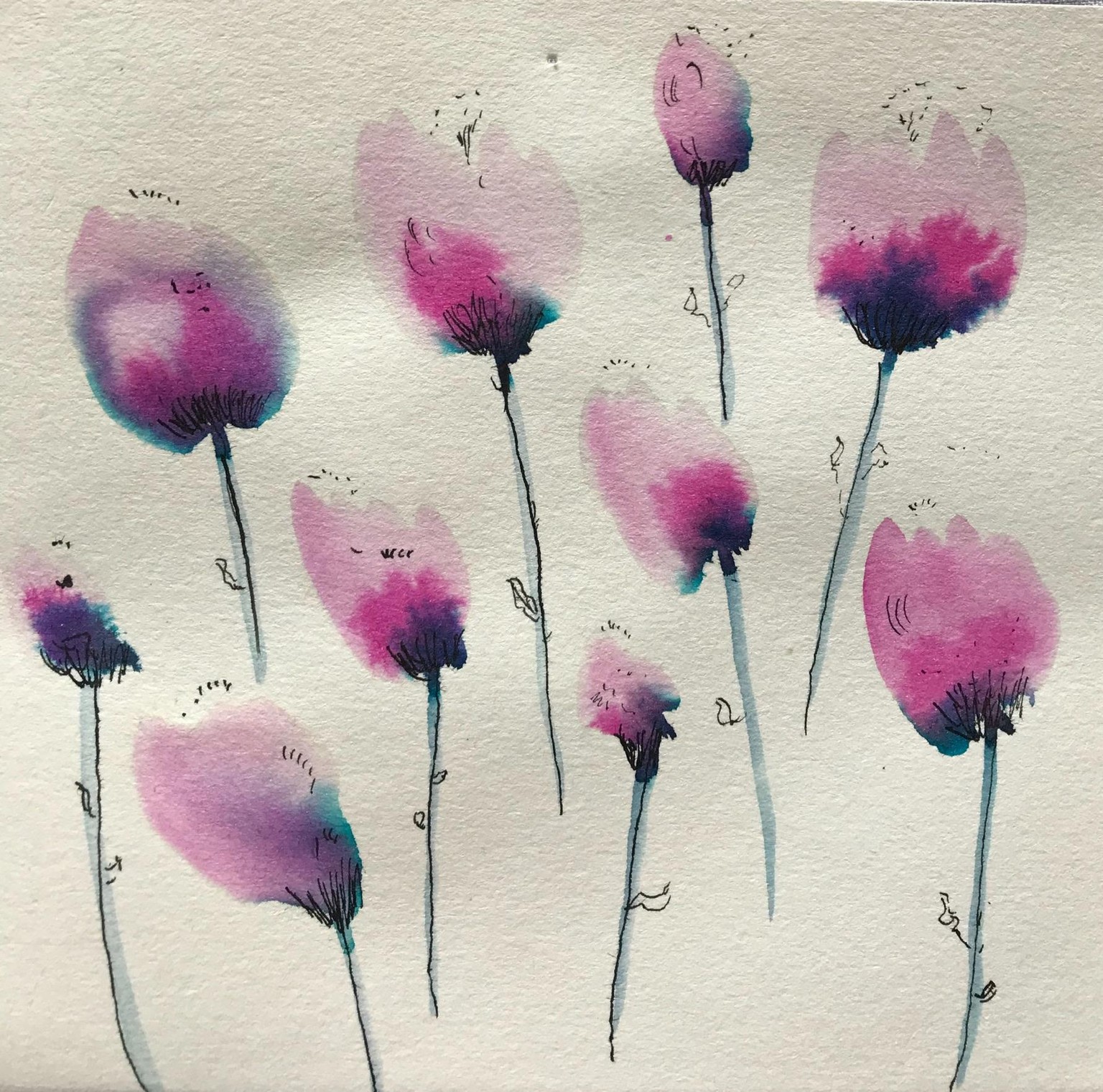 Fun with ink and watercolour - image 5 - student project