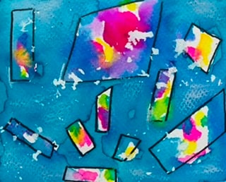 Watercolour Postcards - image 9 - student project