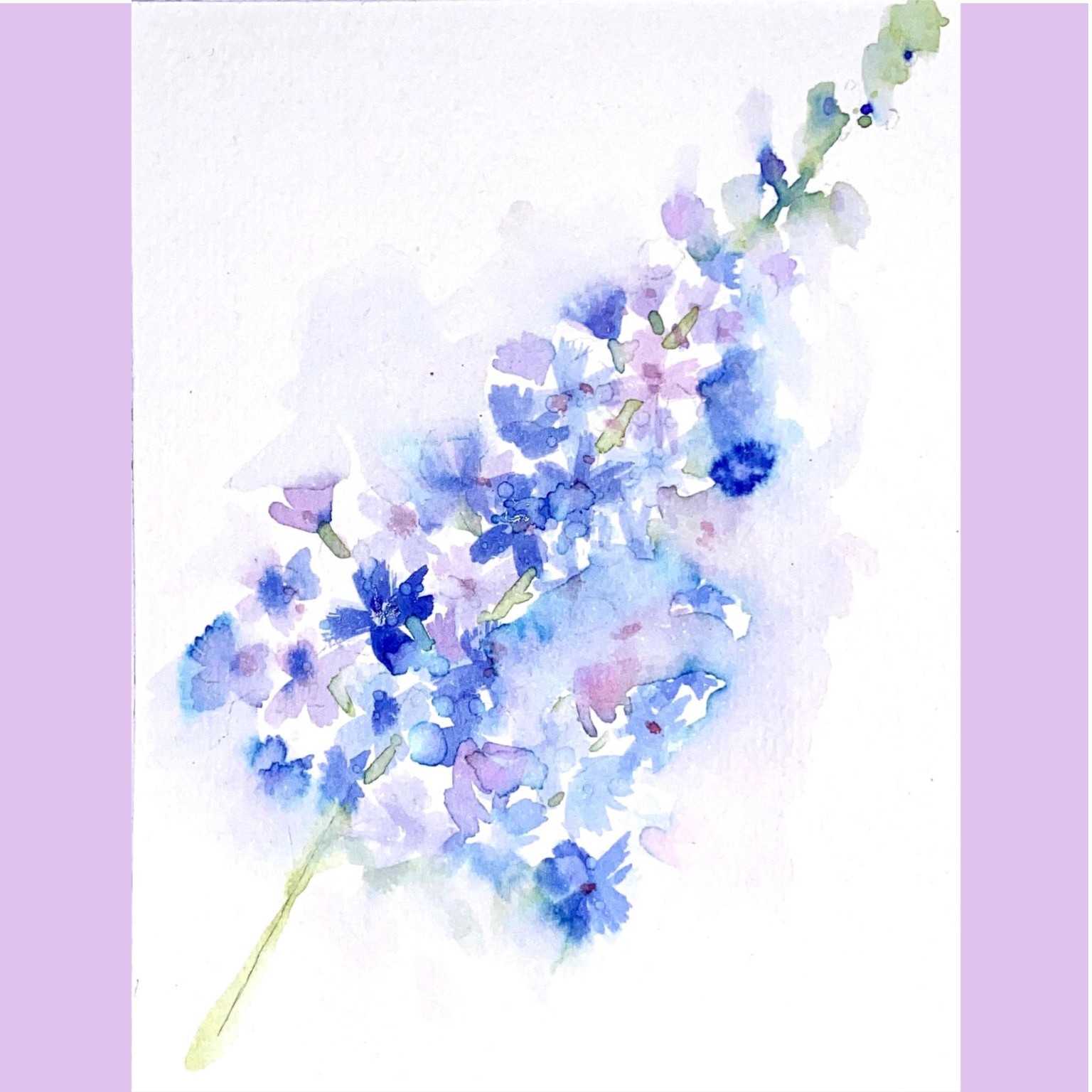 Watercolour florals - image 3 - student project