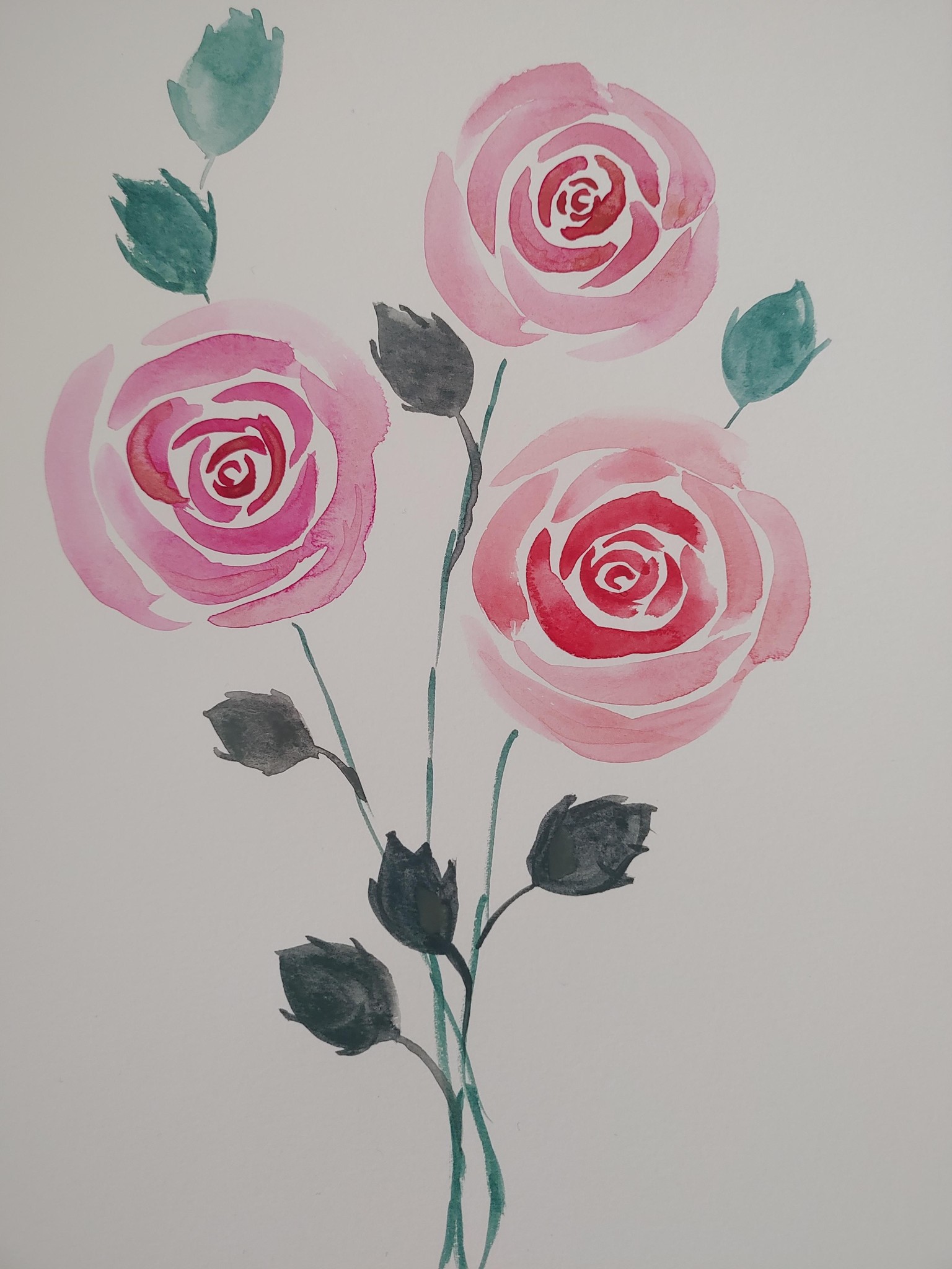 Roses Composition - image 1 - student project