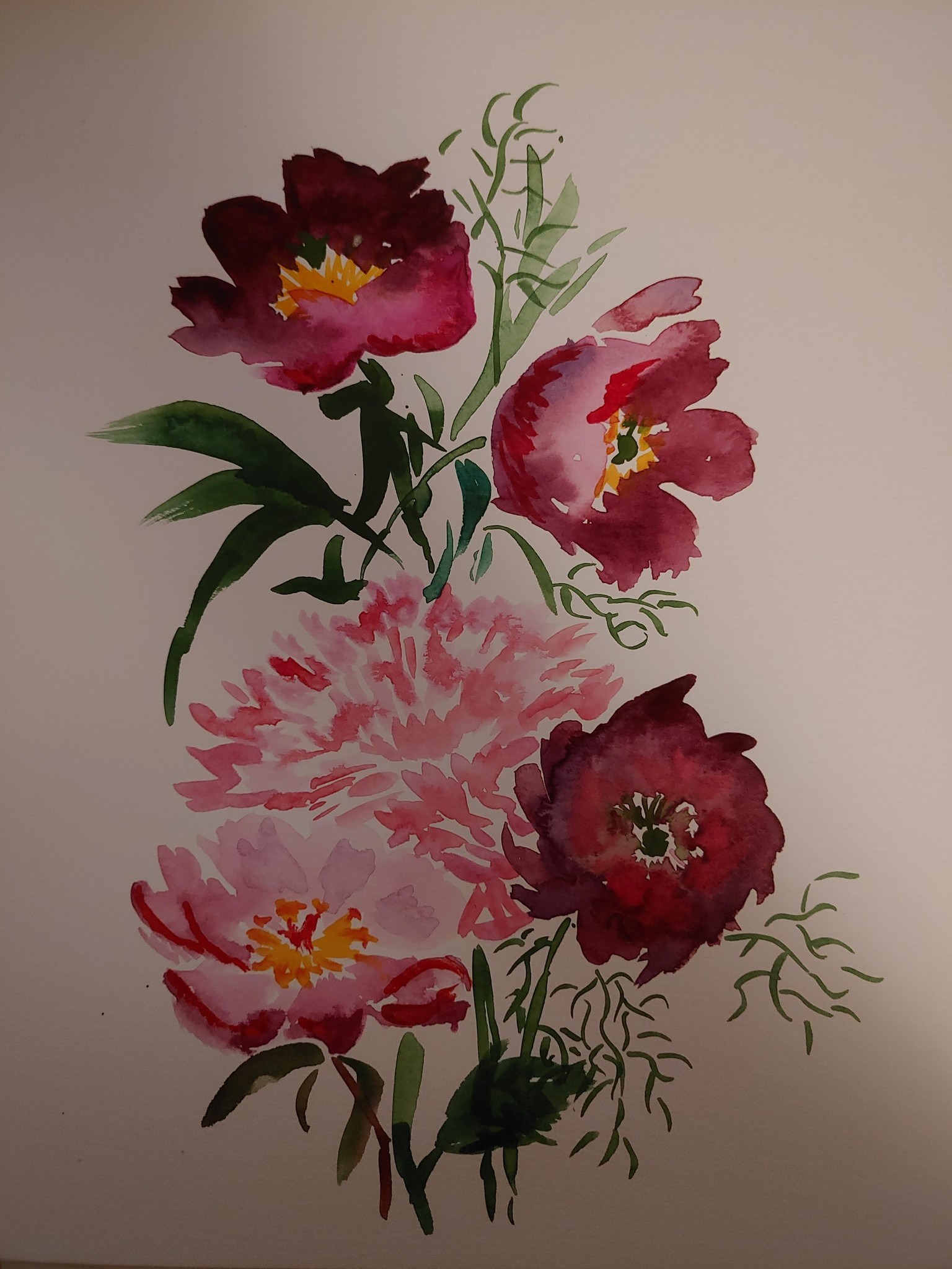Vintage flowers interpretation - image 2 - student project