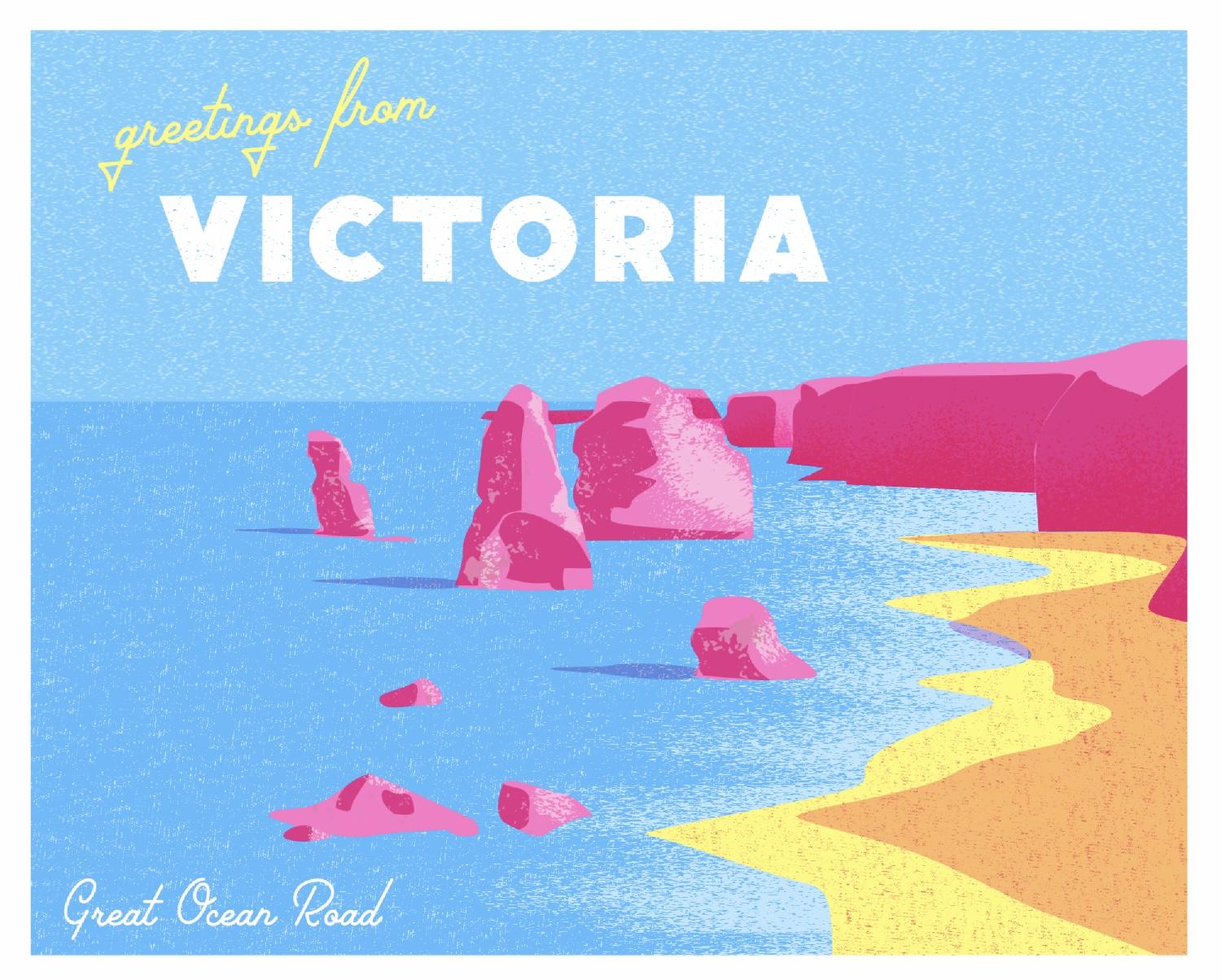 Greetings from Great Ocean Road, Victoria - image 1 - student project