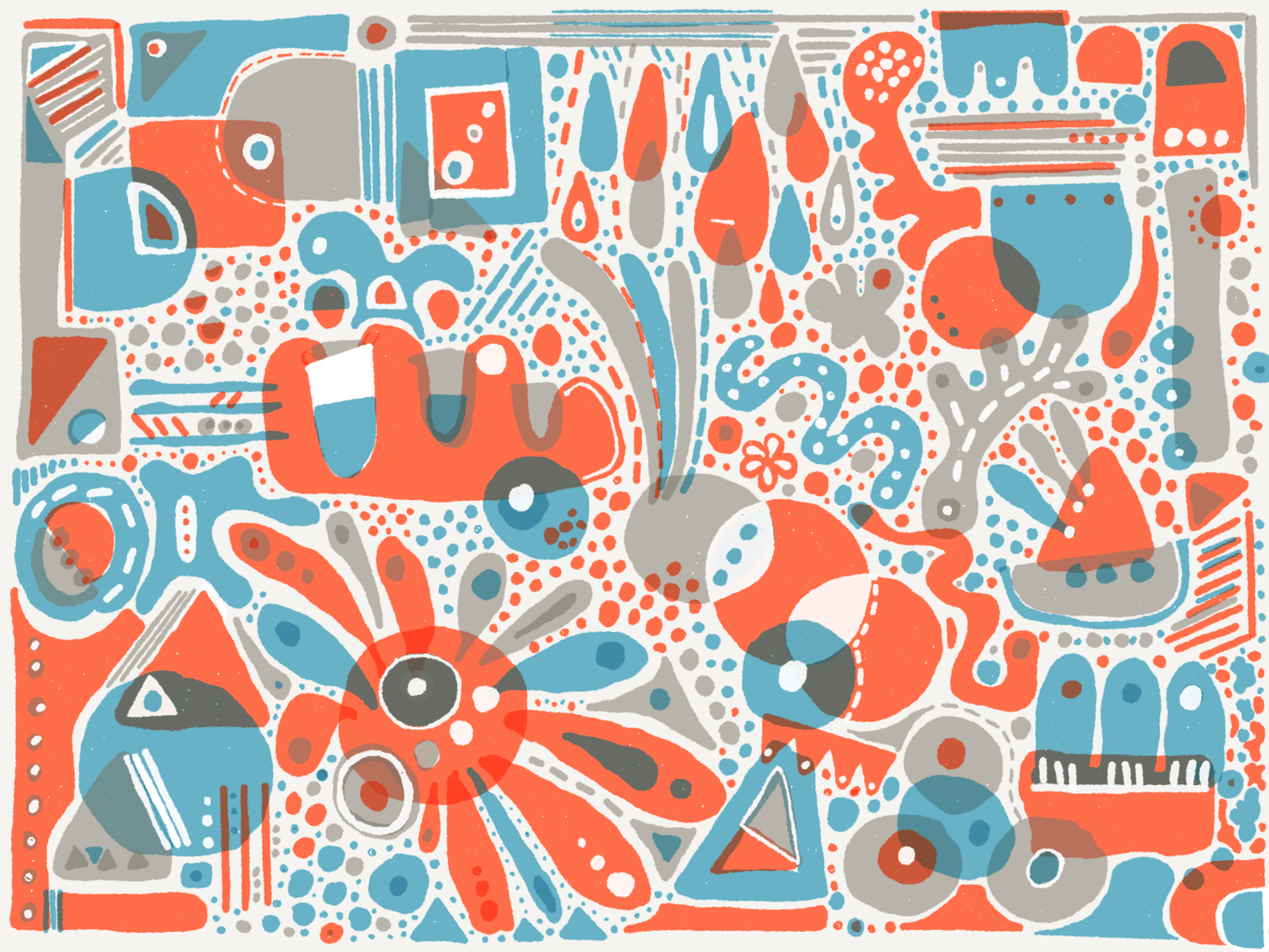 my abstract & organic iPad doodle - image 1 - student project