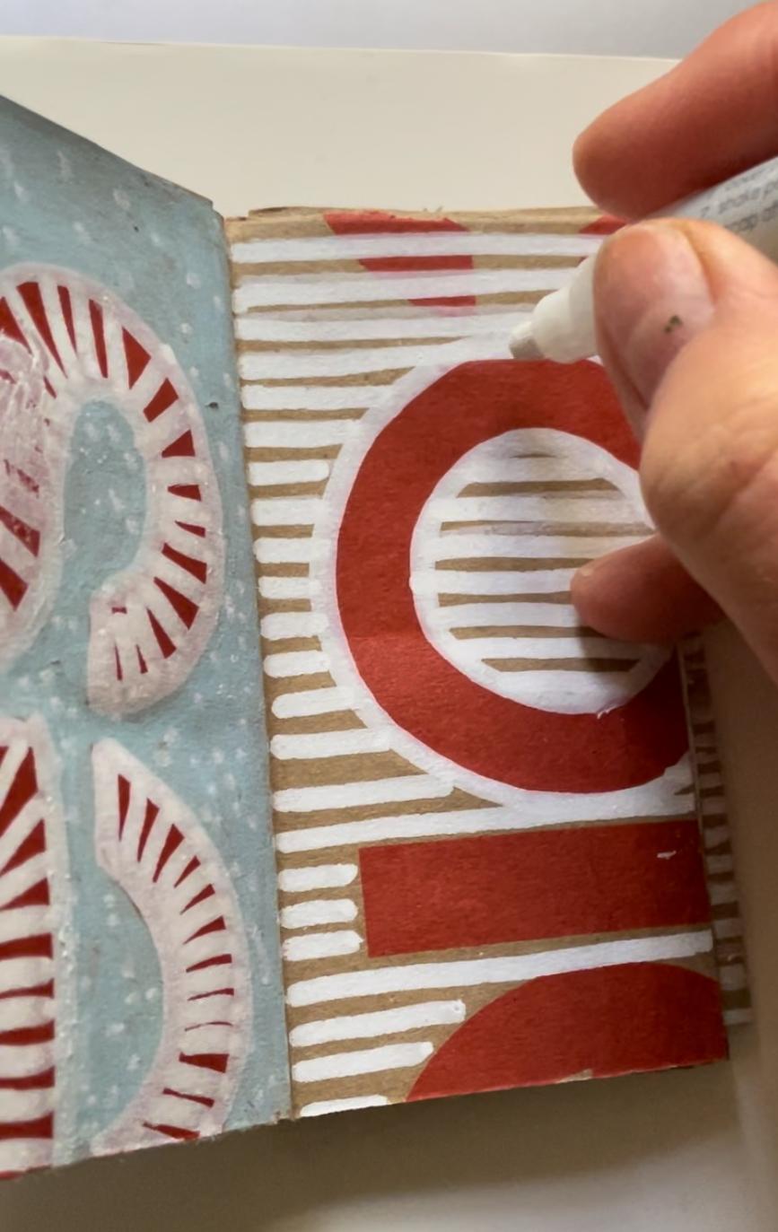 Mini doodle book from Coles bag - image 2 - student project