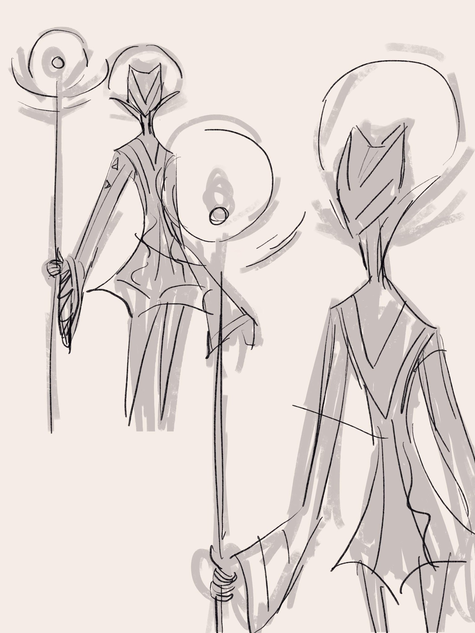 Strange Faceless Witch - image 2 - student project
