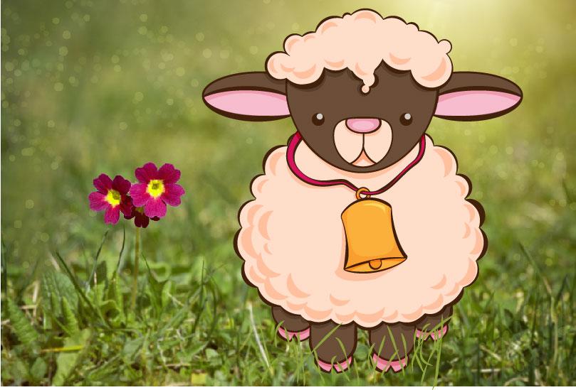 Simple Shapes Lamb and Owl - image 1 - student project