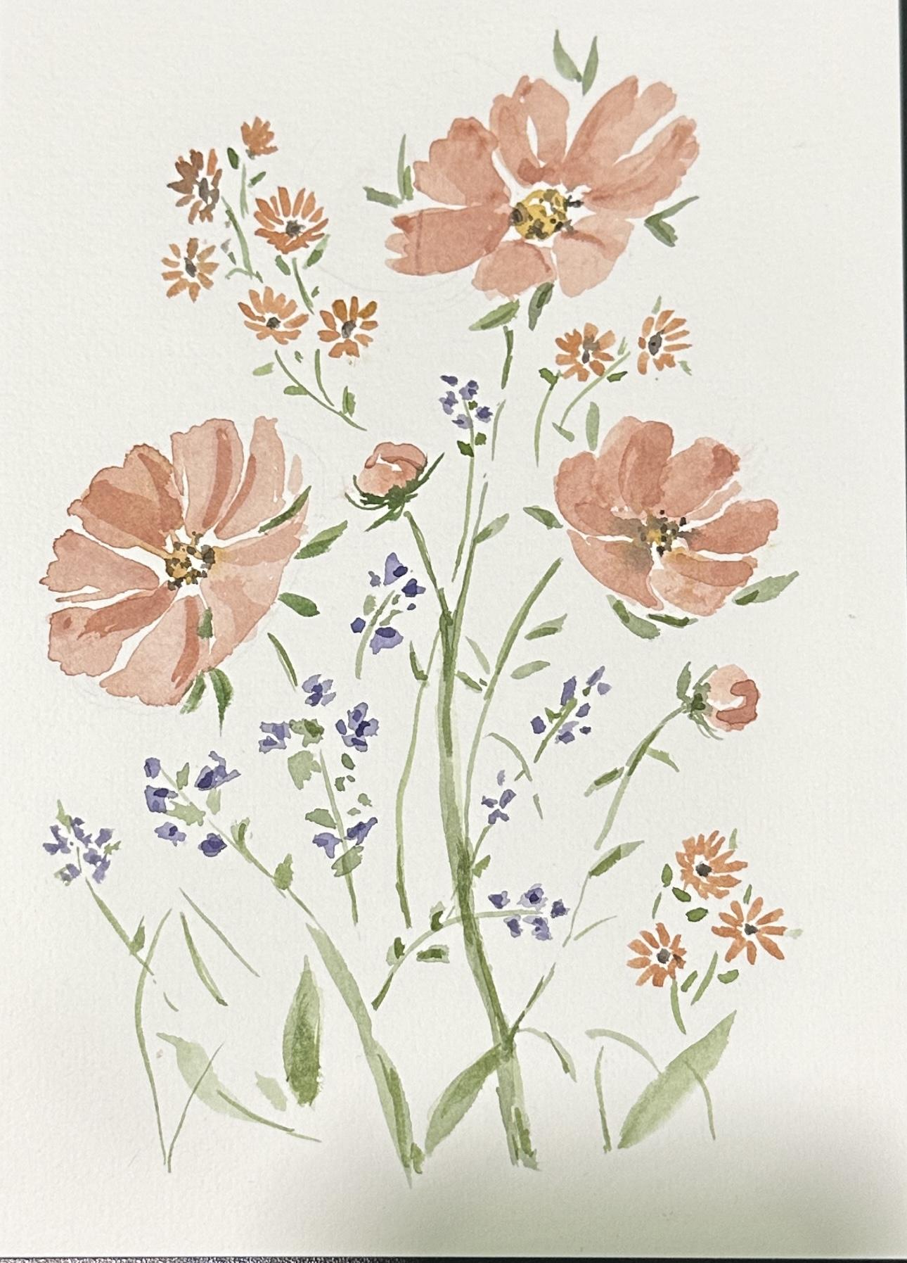 Wildflowers vintage color palette - image 1 - student project