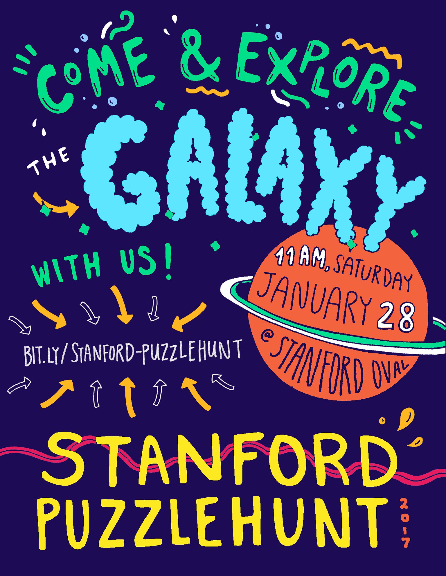 Come and Explore the Galaxy: A Puzzlehunt Poster - image 3 - student project