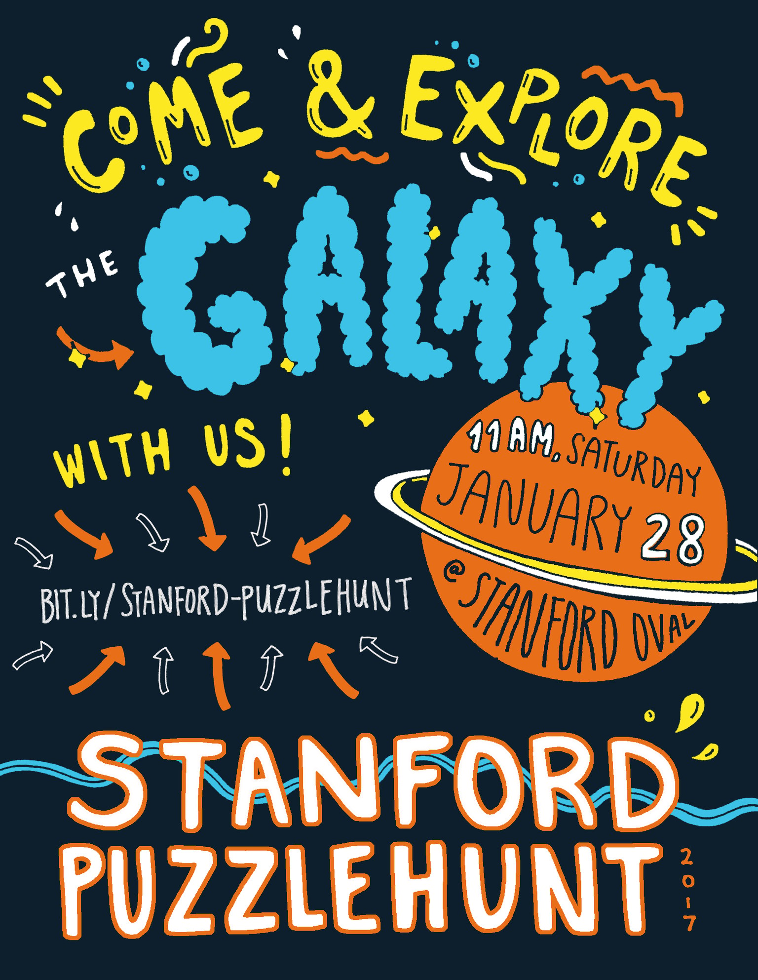 Come and Explore the Galaxy: A Puzzlehunt Poster - image 2 - student project
