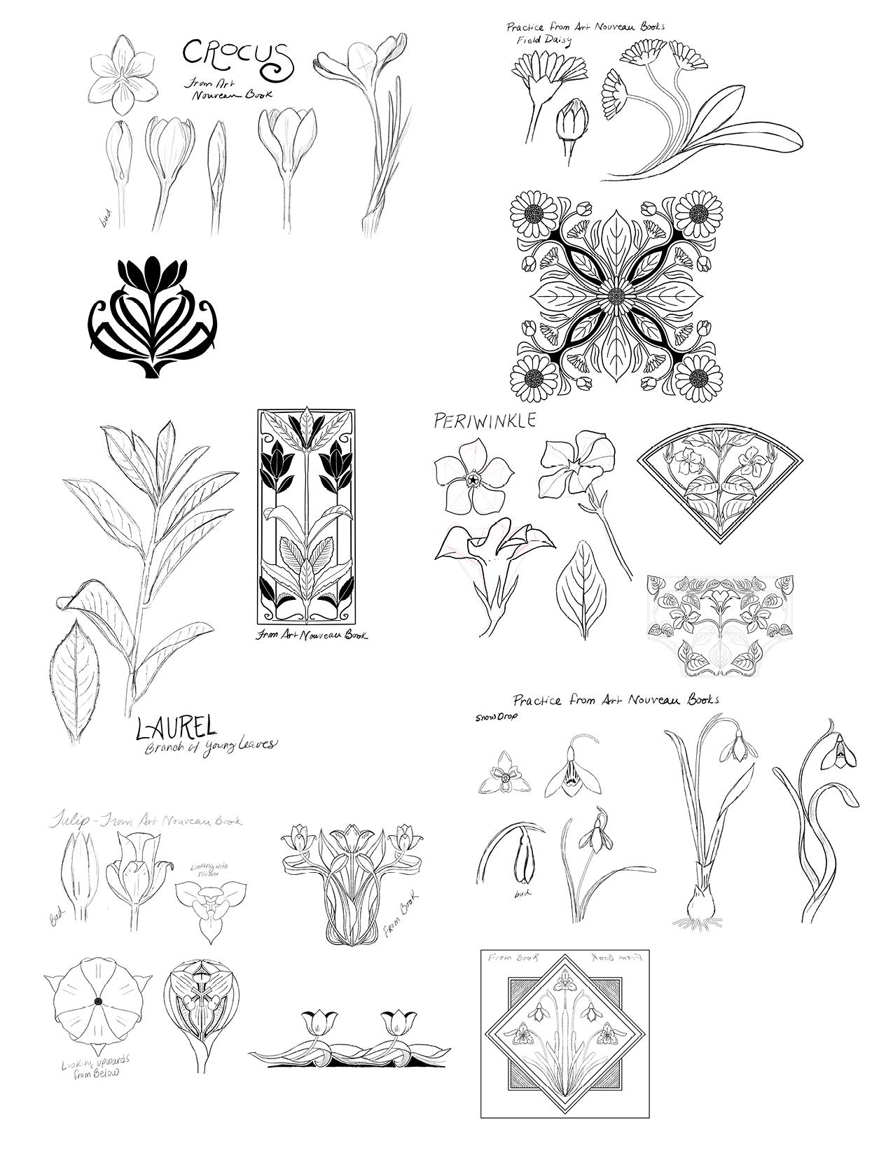 Art Nouveau Style Illustration - image 1 - student project