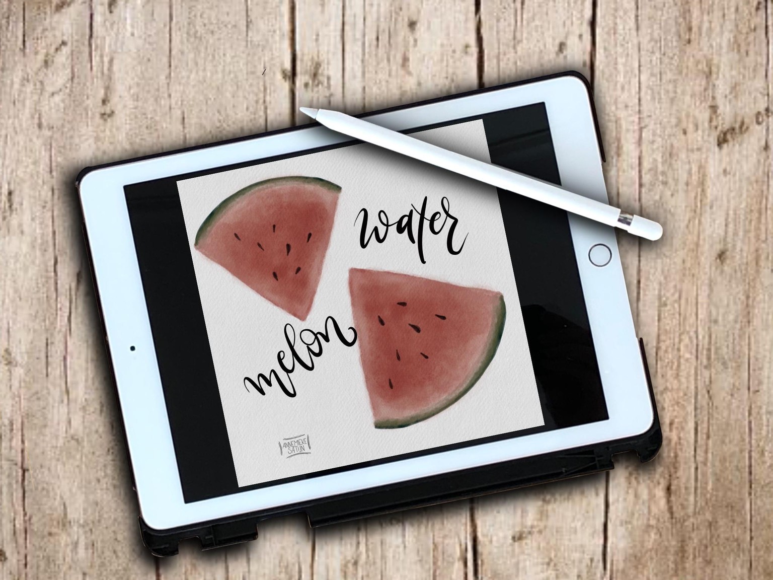 How to make your own mockups in Procreate - image 1 - student project
