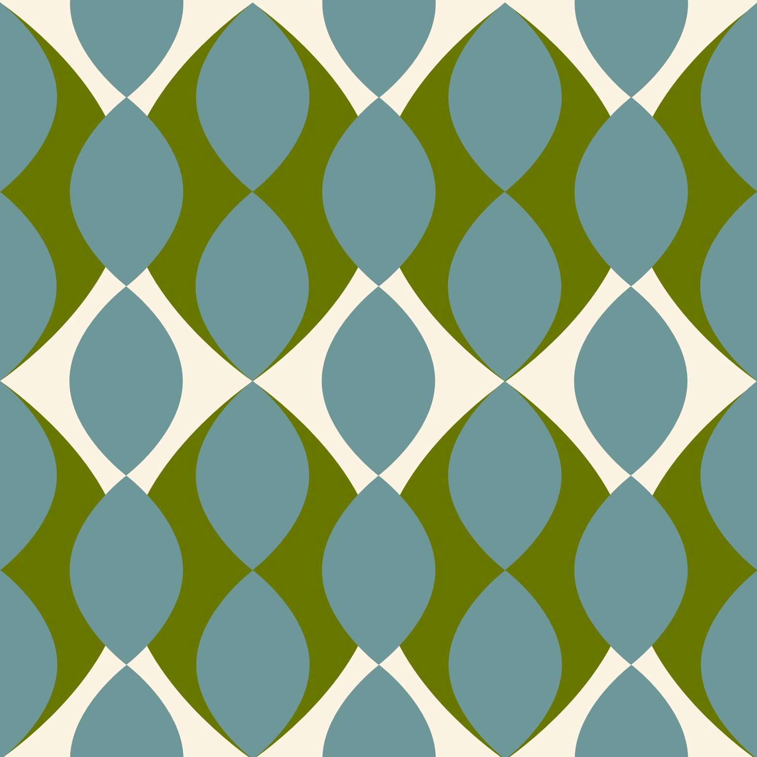 Surface pattern design: ogee pattern in Affinity Designer - image 1 - student project