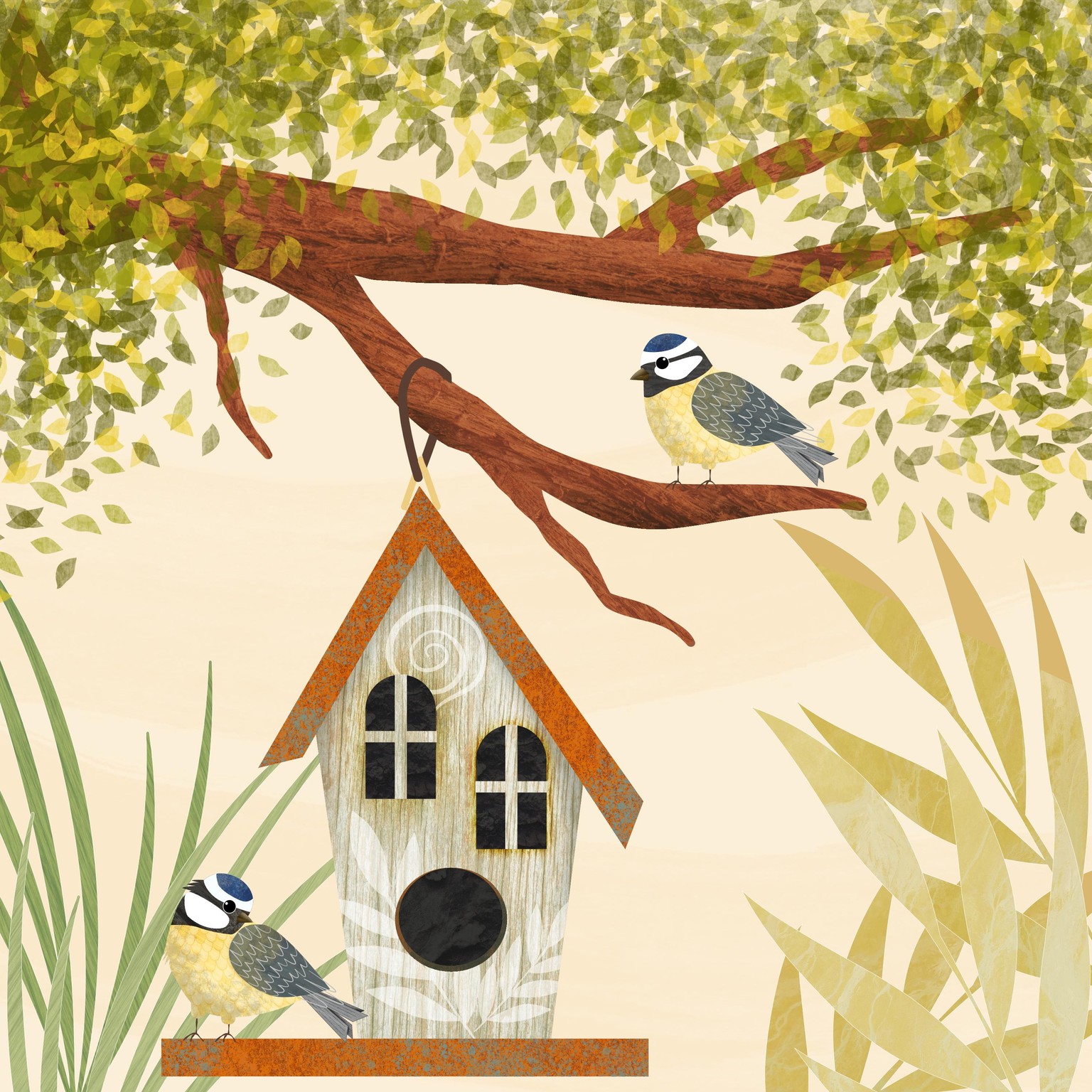 Create birds and bird houses in Affinity Designer for iPad - image 2 - student project