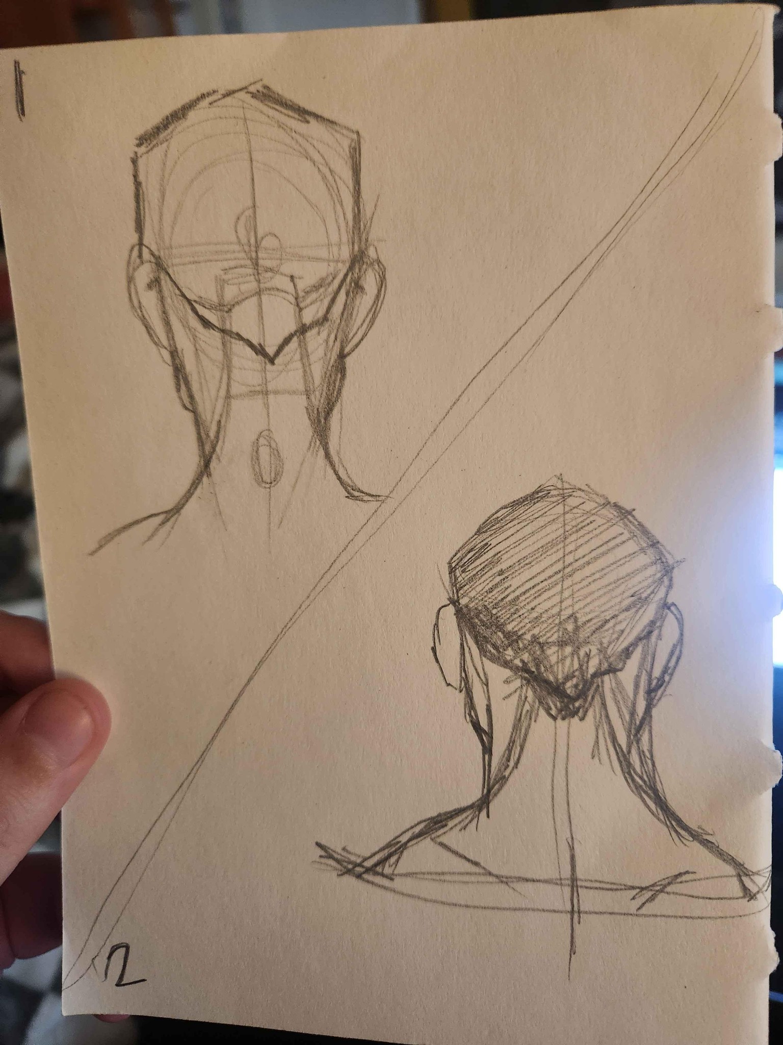 Head drawings - image 7 - student project