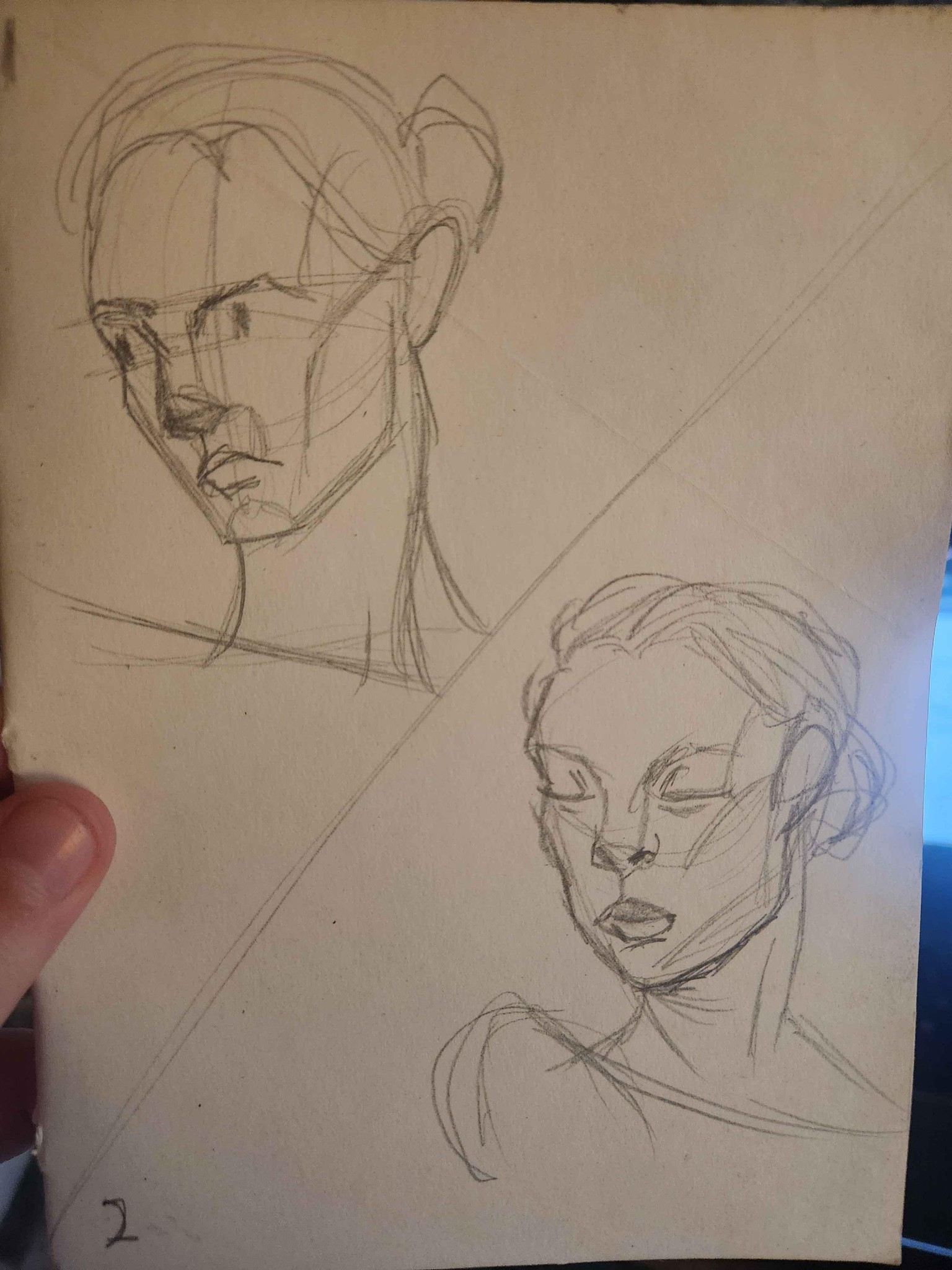 Head drawings - image 2 - student project