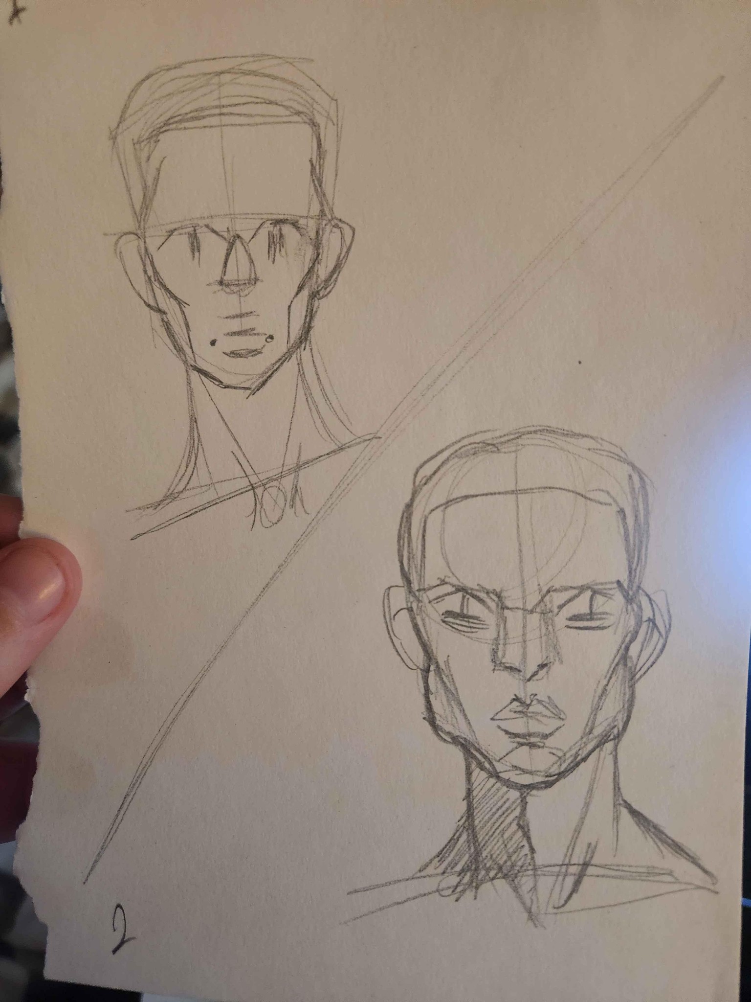Head drawings - image 1 - student project
