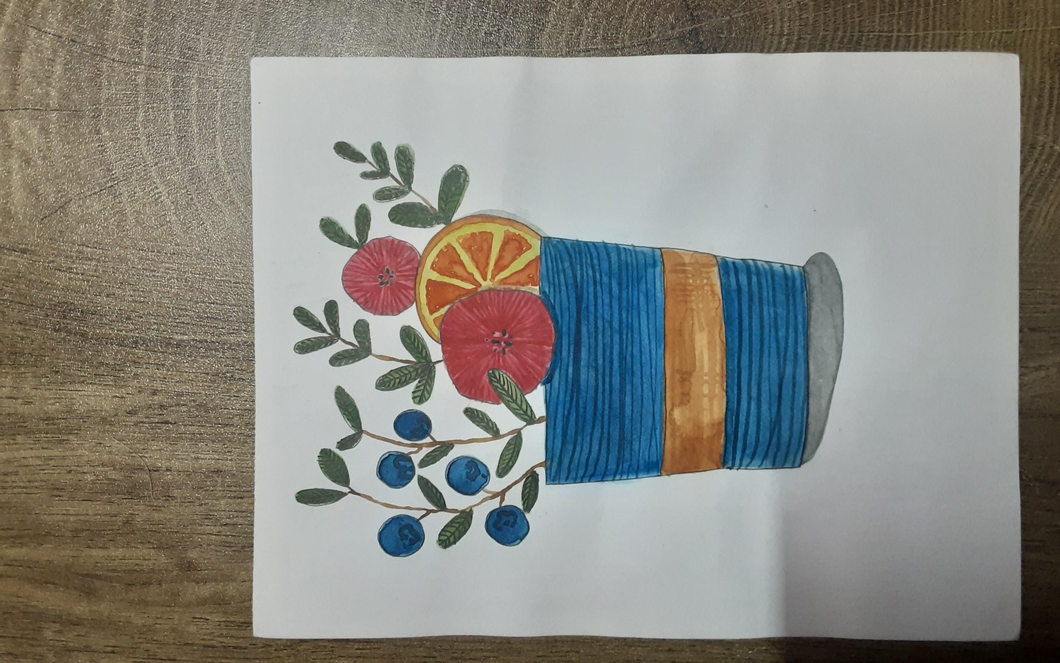 Watercolour illustrations - image 1 - student project