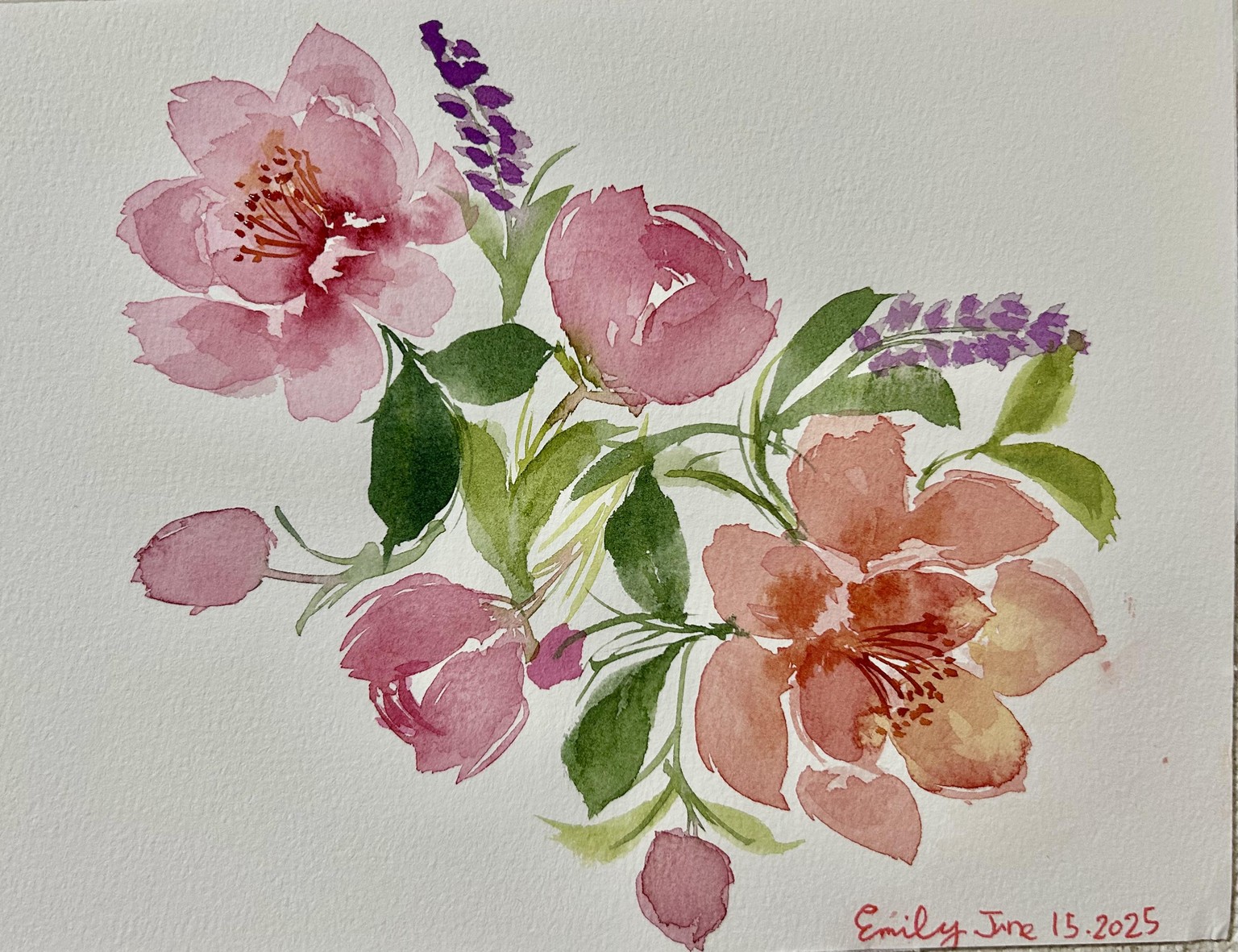 Peony Bouquet - image 1 - student project