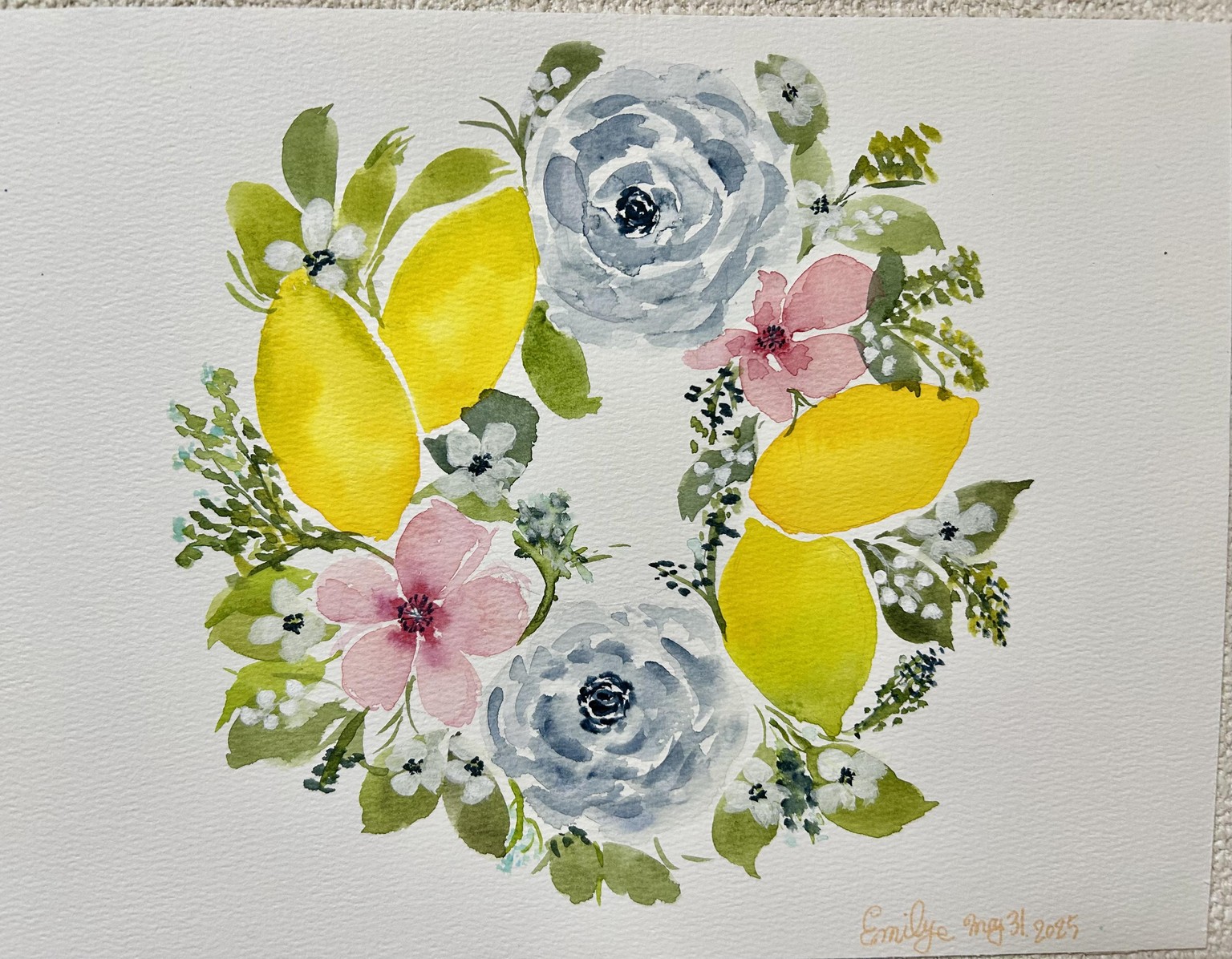 My lemon wreath - image 1 - student project