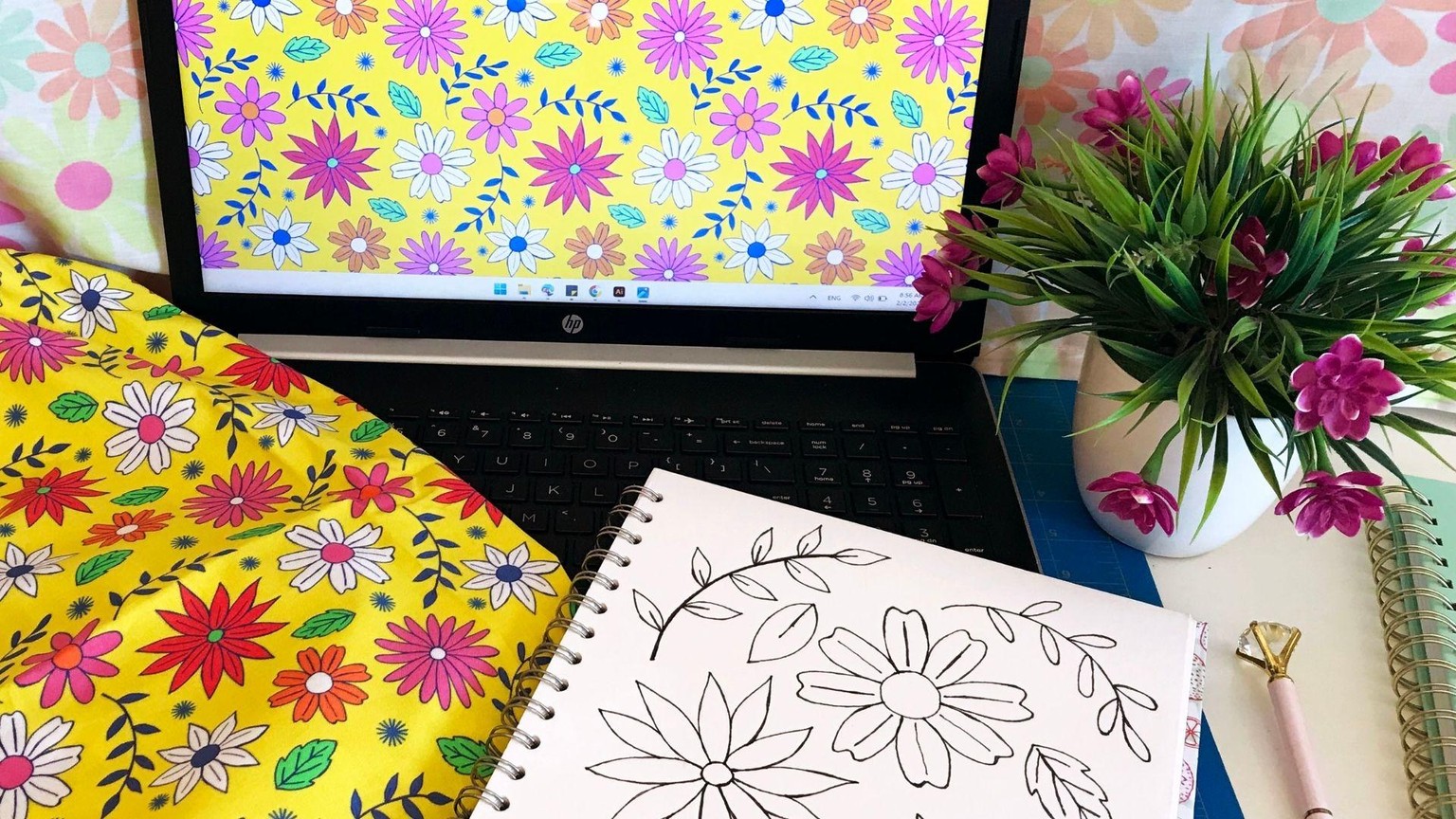 De mi dibujo a mi pantalla y luego a la tela - image 1 - student project