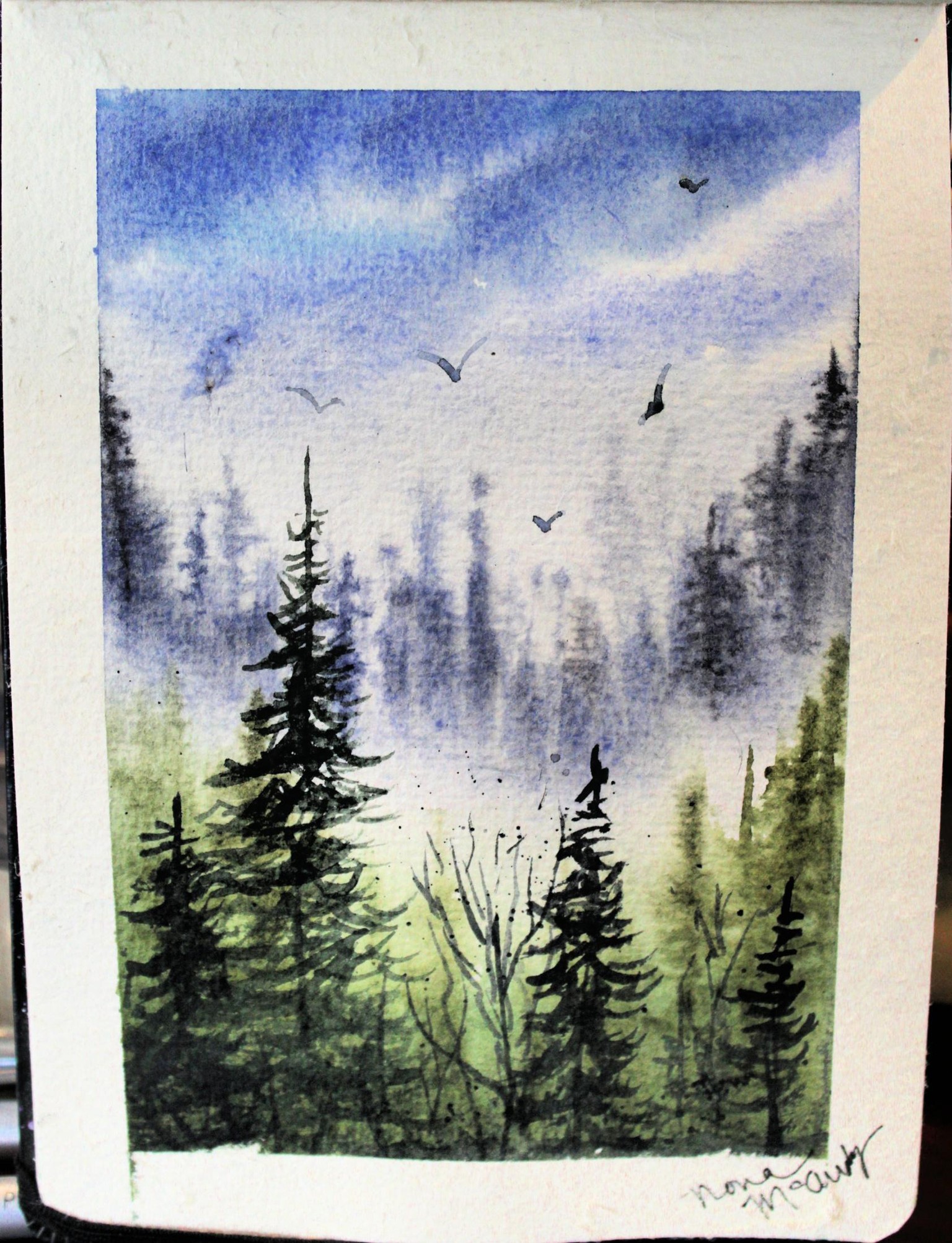 Misty Trees - image 2 - student project