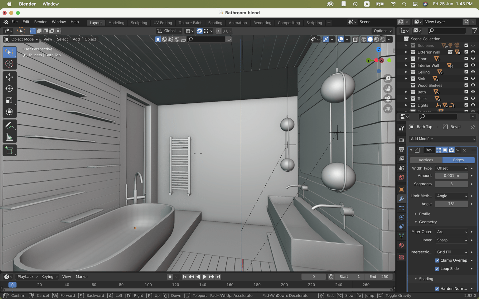 My First Interior Model, Ever! - image 1 - student project