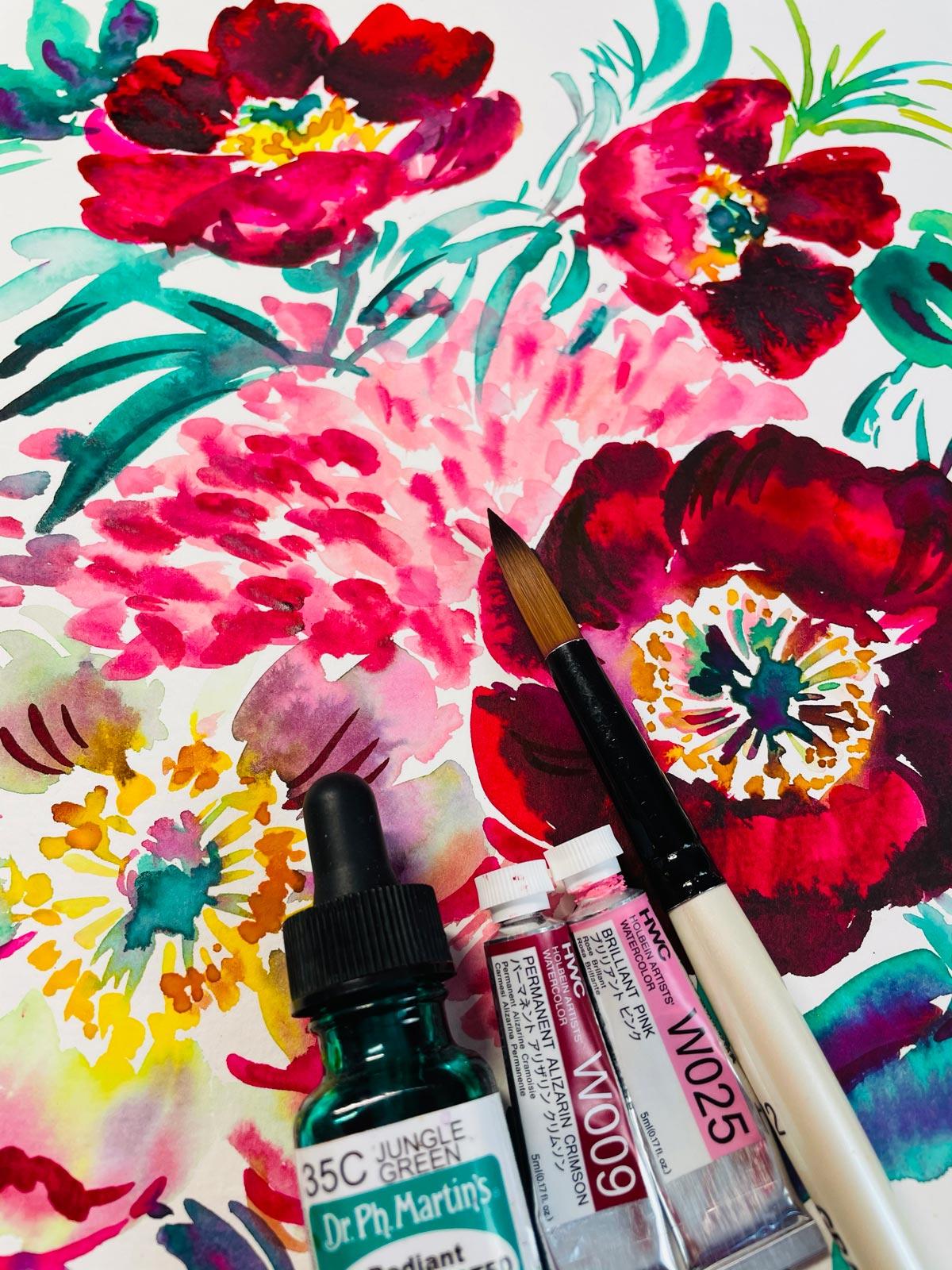 Loose Floral Compositions - image 1 - student project