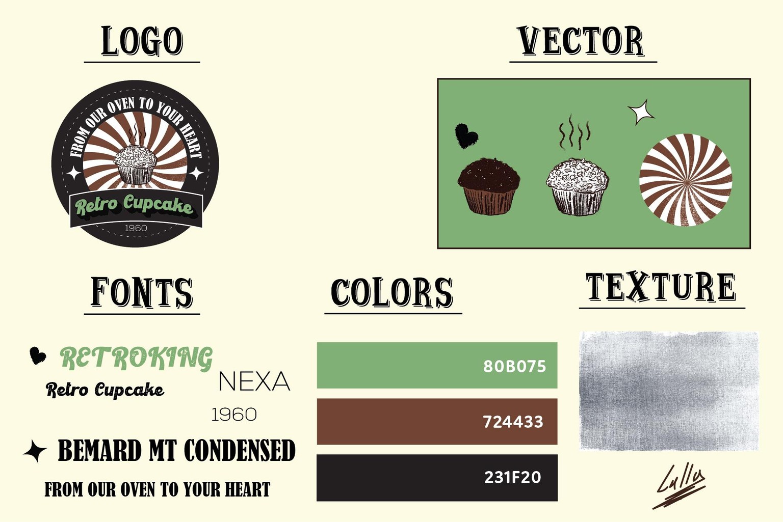 Retro Cupcake - image 1 - student project