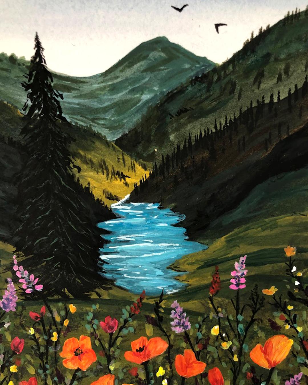 Wildflower Landscapes - image 1 - student project