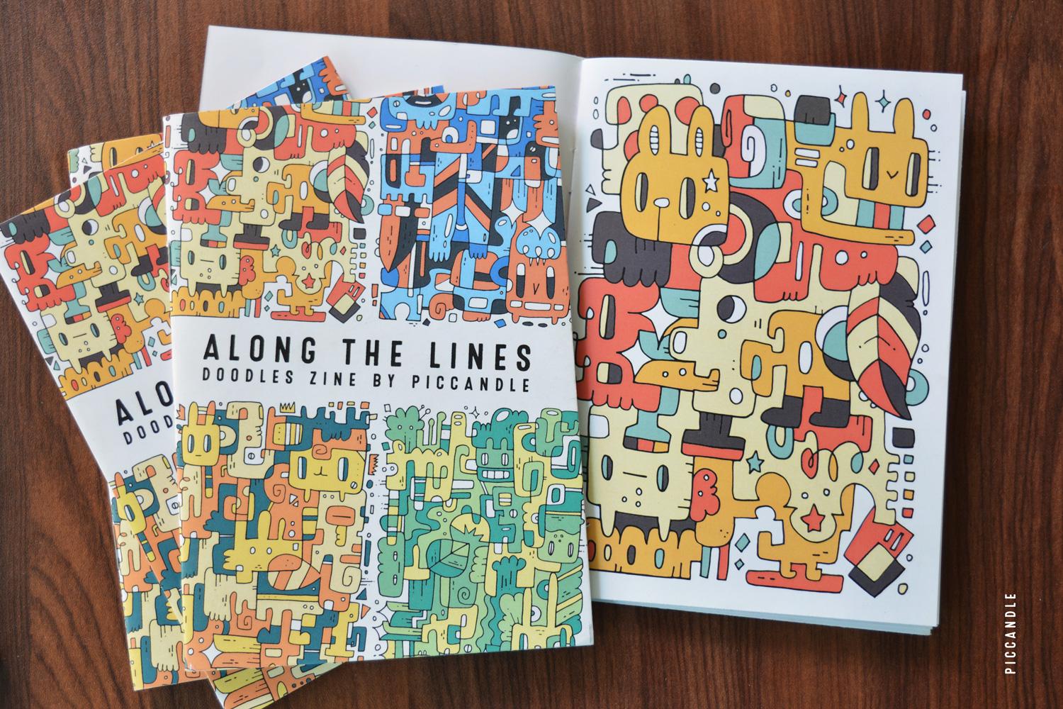 Along the Lines | Colorful Abstract Doodles - image 9 - student project