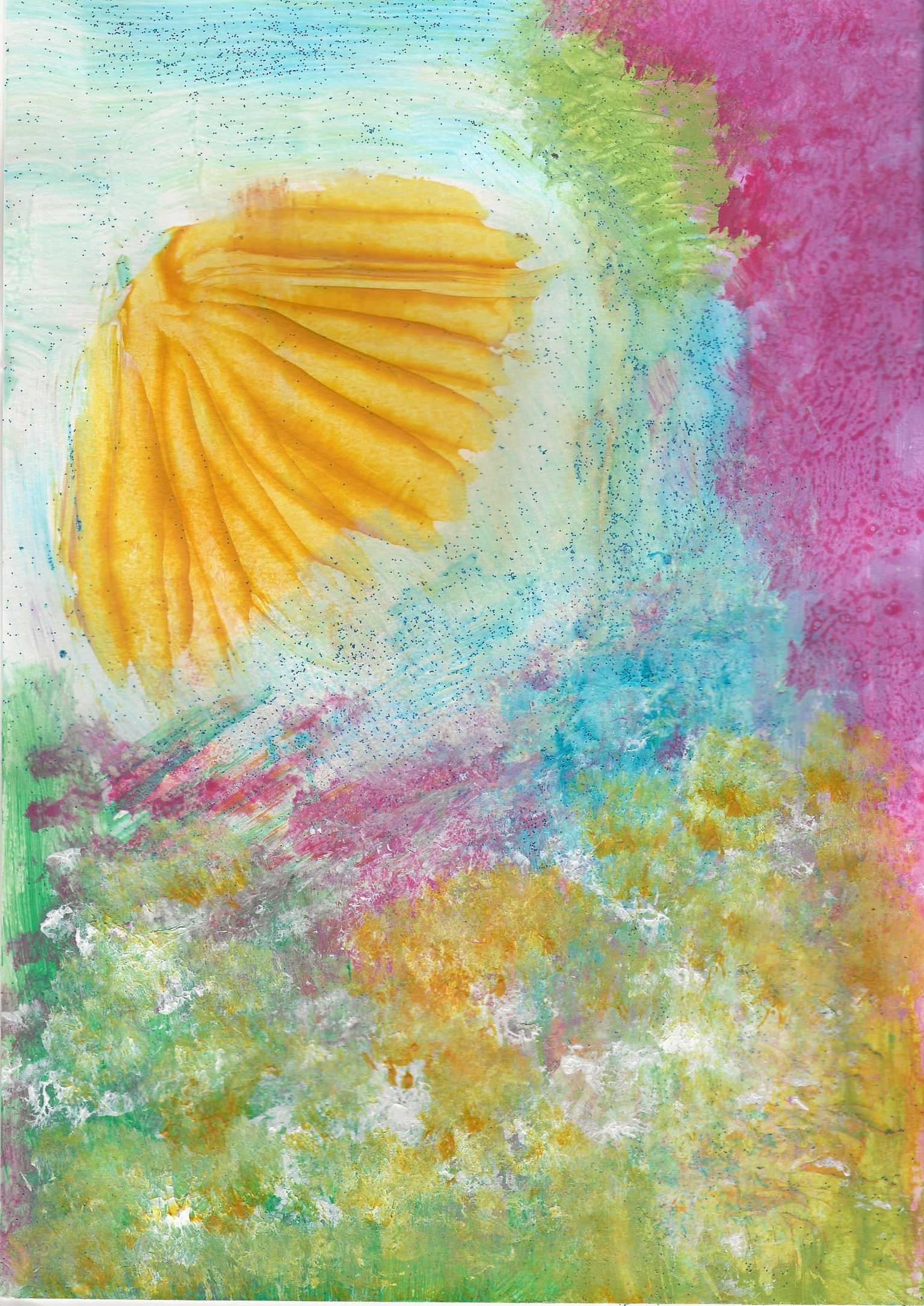 Colorful abstract painting - image 3 - student project