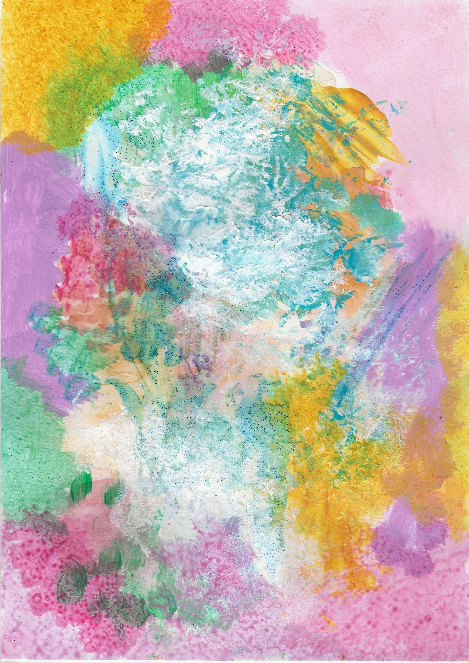 Colorful abstract painting - image 1 - student project